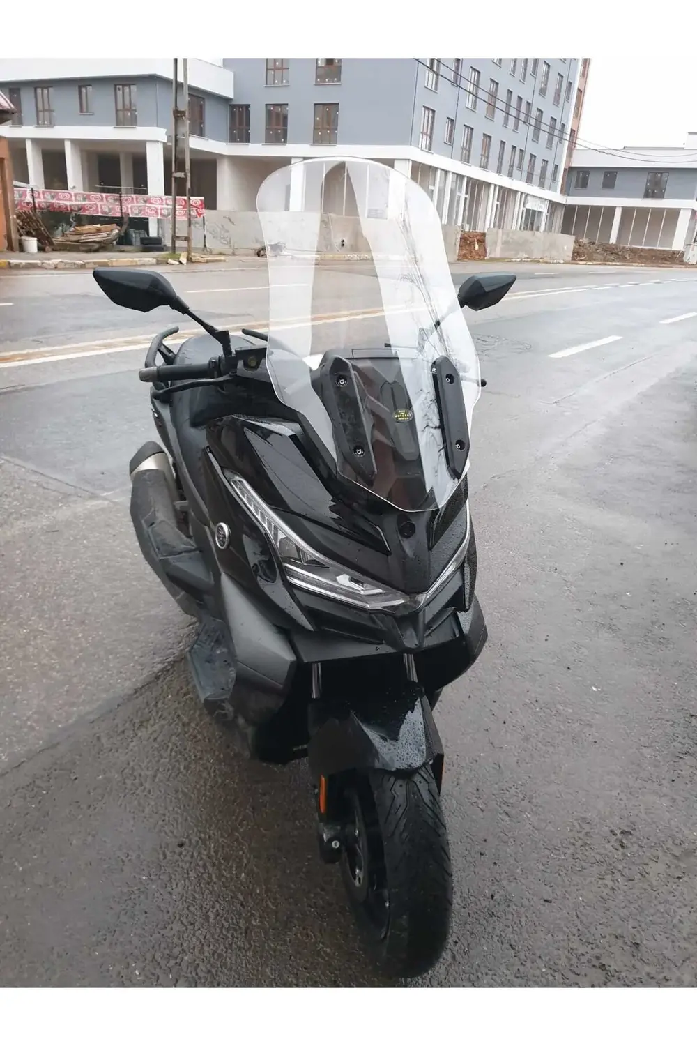 Voge SR4 Ön Cam 2022 2024 Model 78cm şeffaf Renkli 4mm UZUN CAM