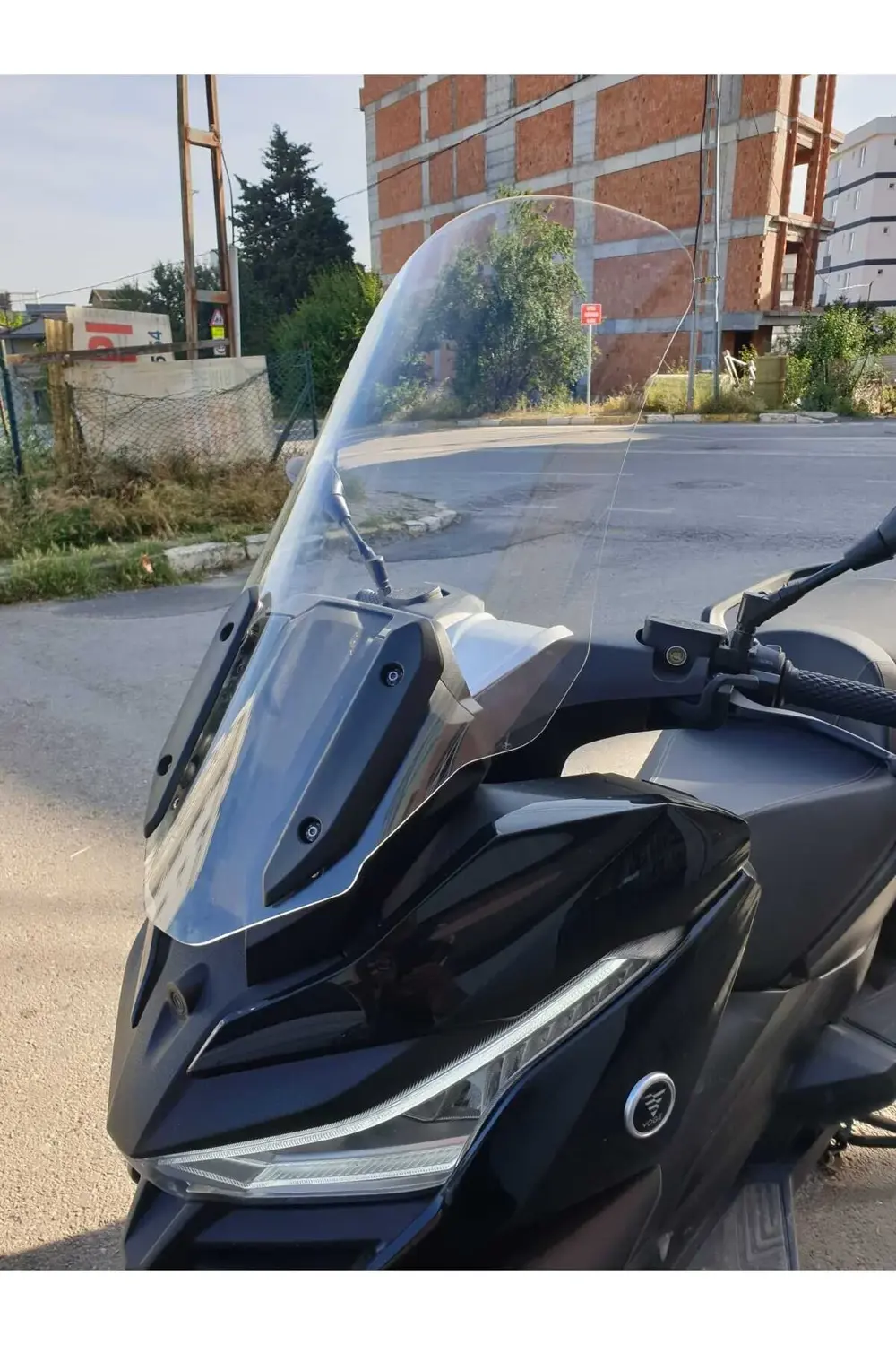 Voge SR4 Ön Cam 2022 2024 Model 78cm şeffaf Renkli 4mm UZUN CAM