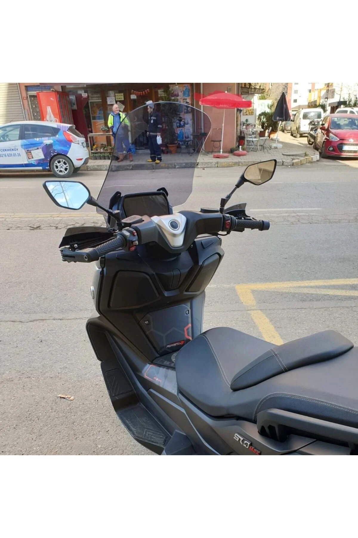 Voge SR4 Ön Cam 2022-2026 Model 70cm Füme Renkli 4mm UZUN