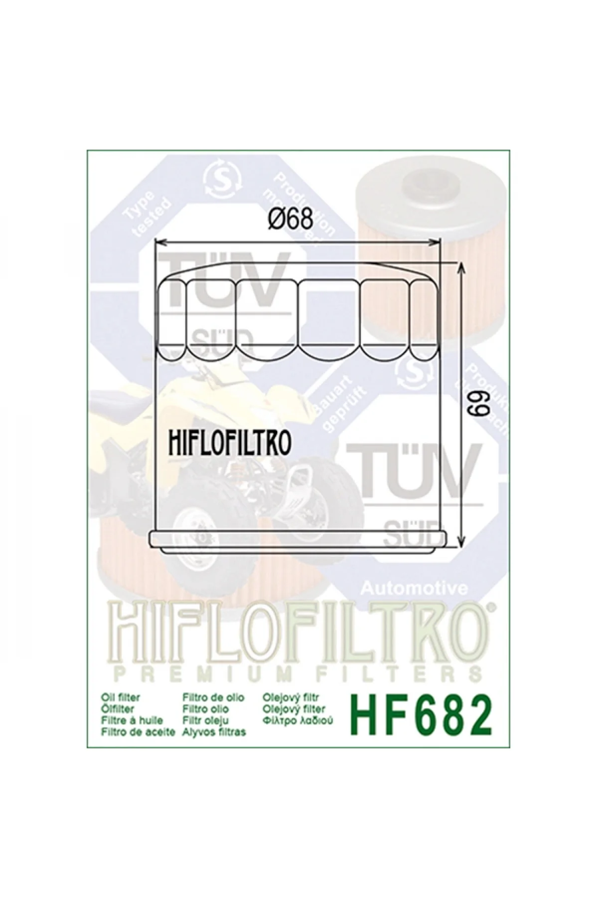 Voge Valico 525 DSX Yağ Filtre Hiflo