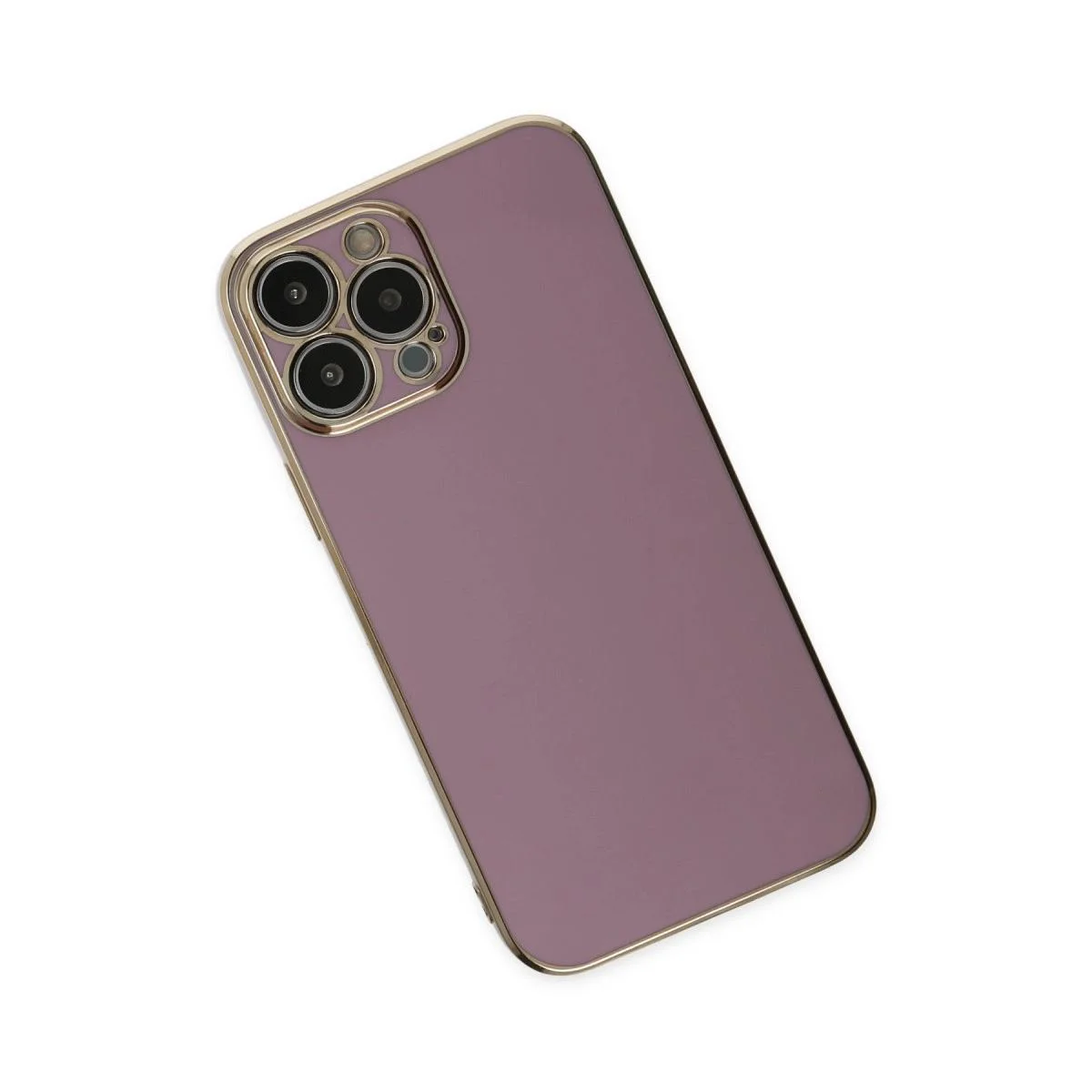 Volet Silikon iPhone 15 Pro Max ile Uyumlu Mor Kılıf – Premium Koruma