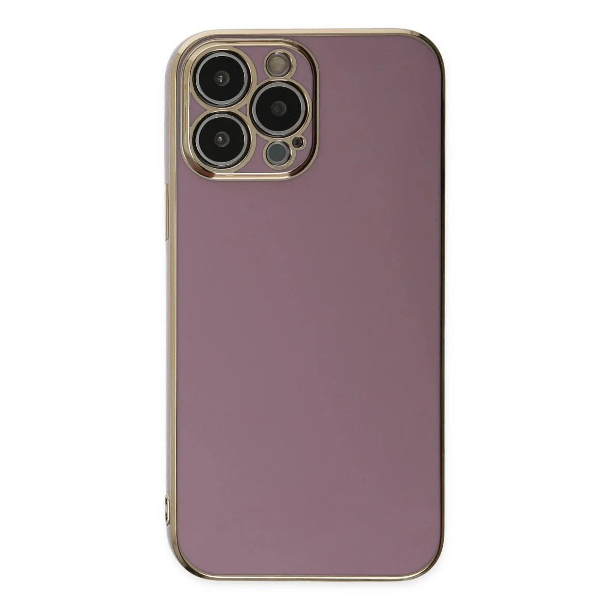 Volet Silikon iPhone 15 Pro Max ile Uyumlu Mor Kılıf – Premium Koruma