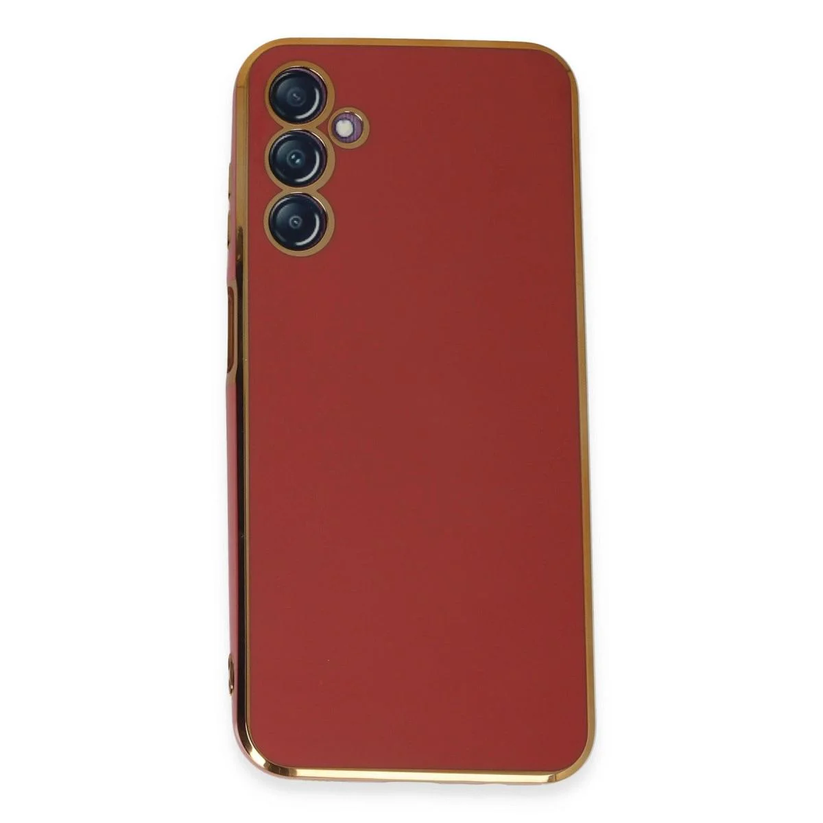 Volet Silikon Kılıf - Samsung Galaxy M14 5G ile Uyumlu Kırmızı Şık Koruyucu Kılıf