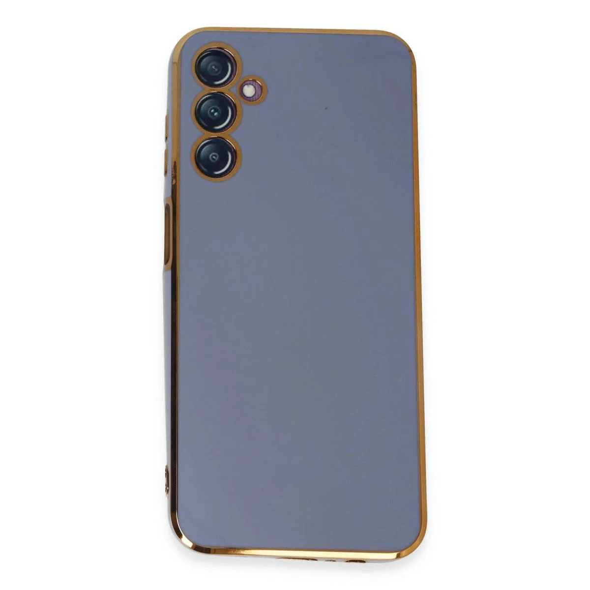 Volet Silikon Kılıf Samsung Galaxy M14 5g ile Uyumlu - Mavi Volet Silikon Kılıf Samsung Galaxy M14 5g ile Uyumlu - Mavi