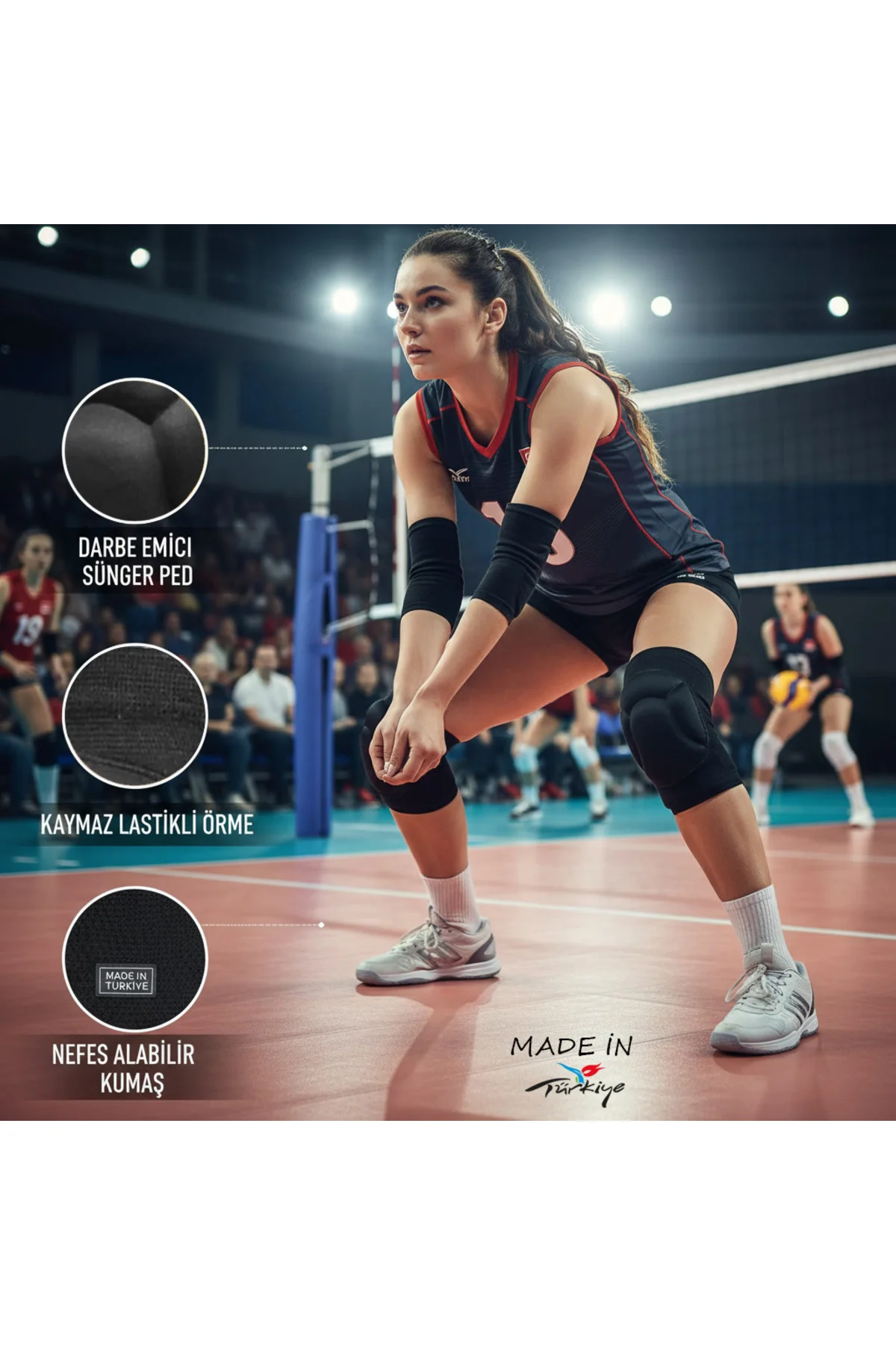 Voleybol Dizliği Dizlik Kaleci Dizliği