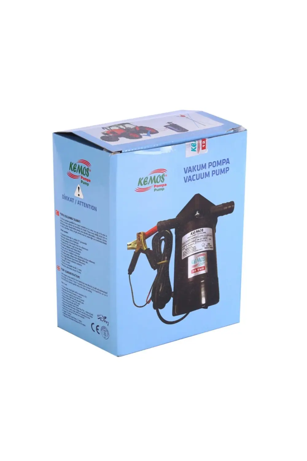 Volga 24 Volt 140 Watt Vakumlu Sıvı Ve Mazot Aktarma Pompası