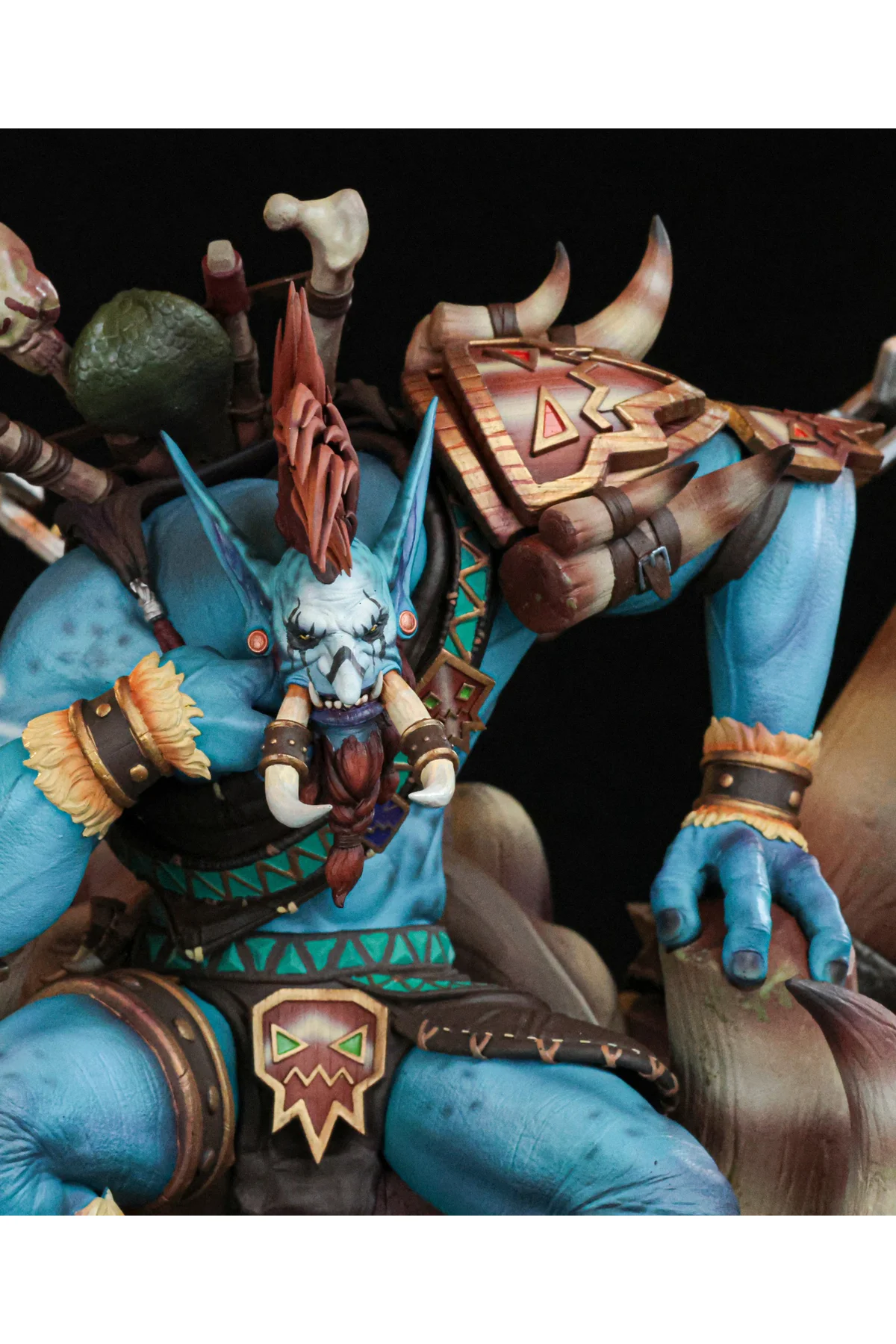 Vol'jin Warcraft 8K UHD Voljin Boyalı Figür 25 cm (büyük boy)