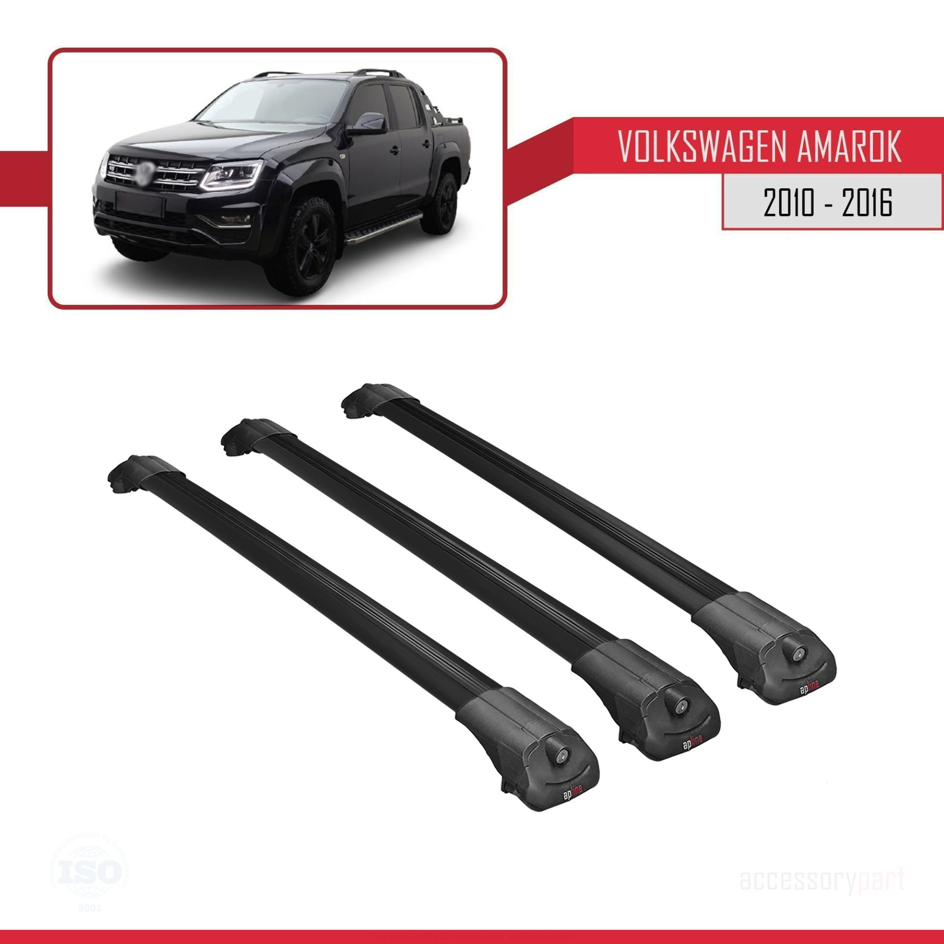 Volkswagen Amarok 2010-2016 Arası ile uyumlu ACE-1 Ara Atkı Tavan