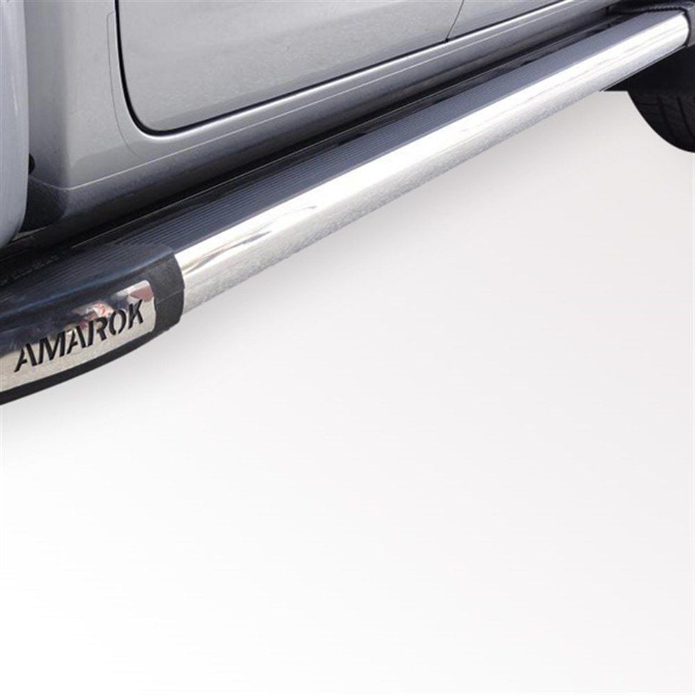Volkswagen Amarok Uyumlu Titan Alüminyum Yan Koruma Siyah 2010-20