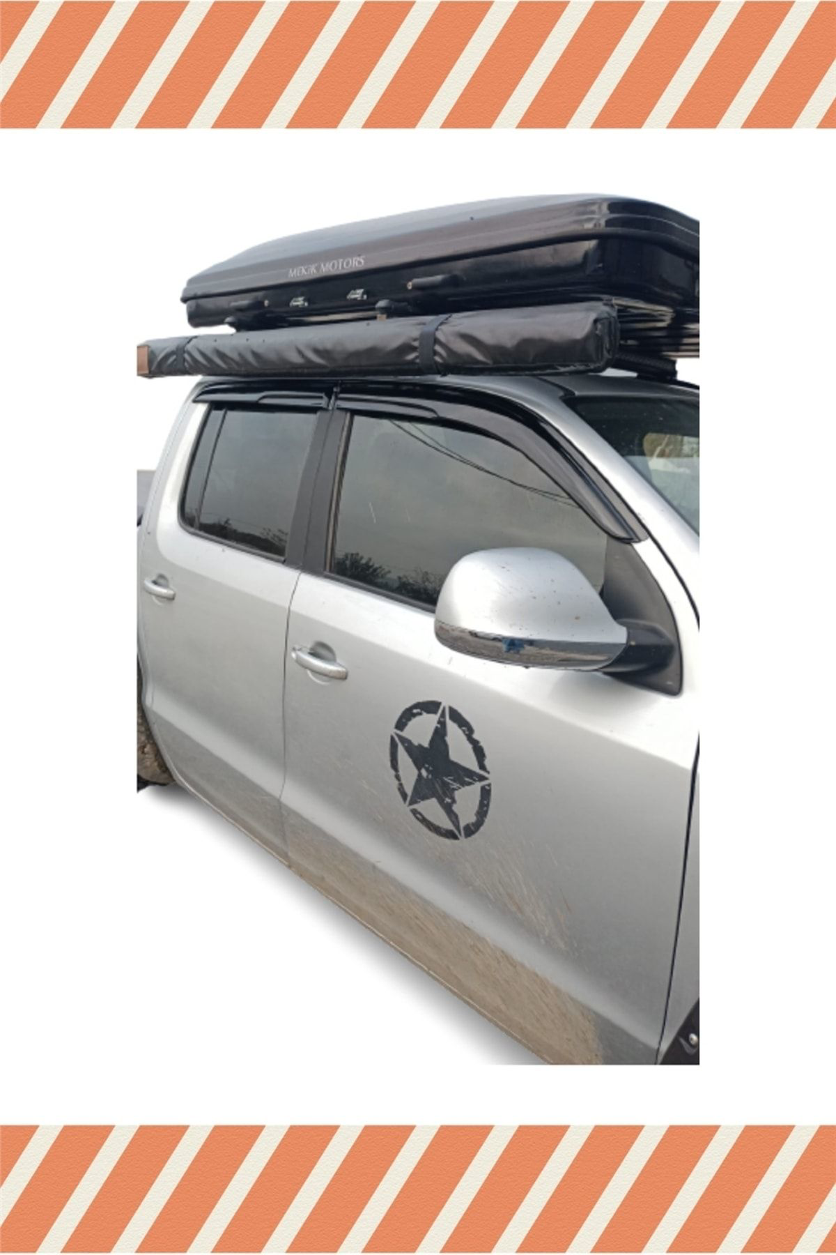 Volkswagen Amarok Tüm 4'lü Mügen Tip Cam Rüzgarlığı