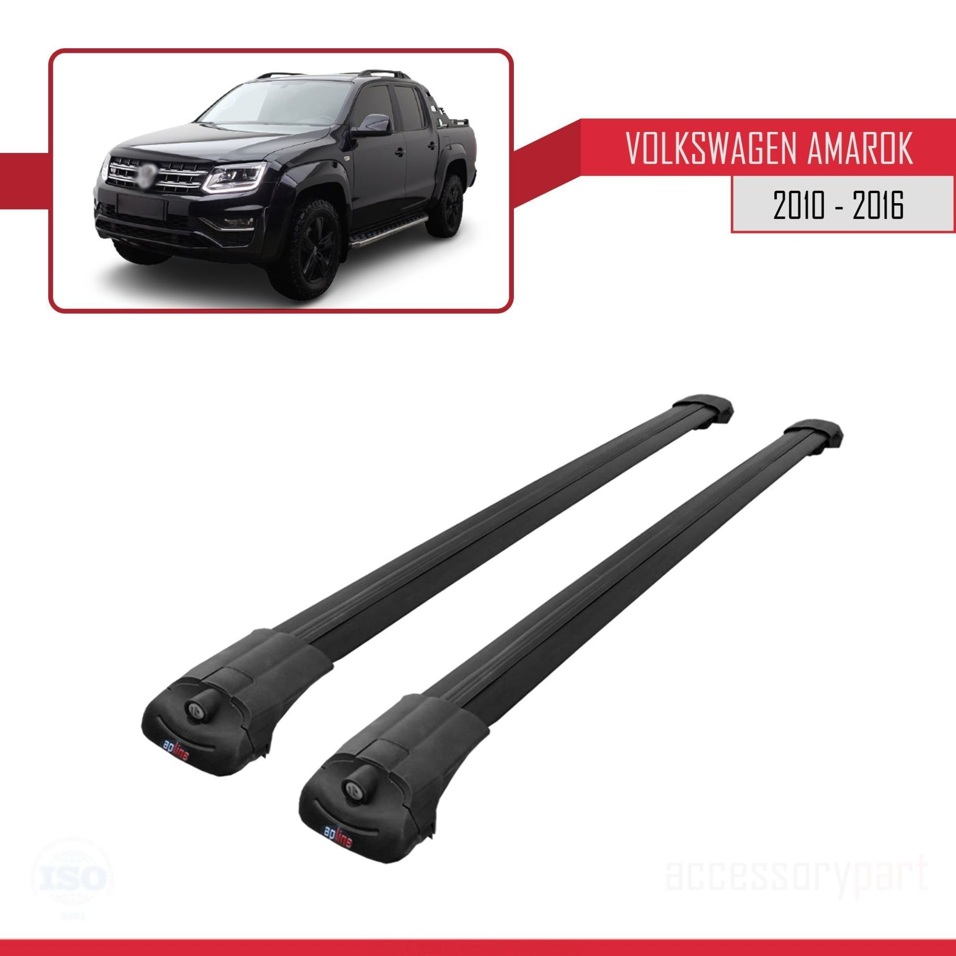 Volkswagen Amarok 2010-2016 Arası ile uyumlu ACE-1 Ara Atkı Tavan