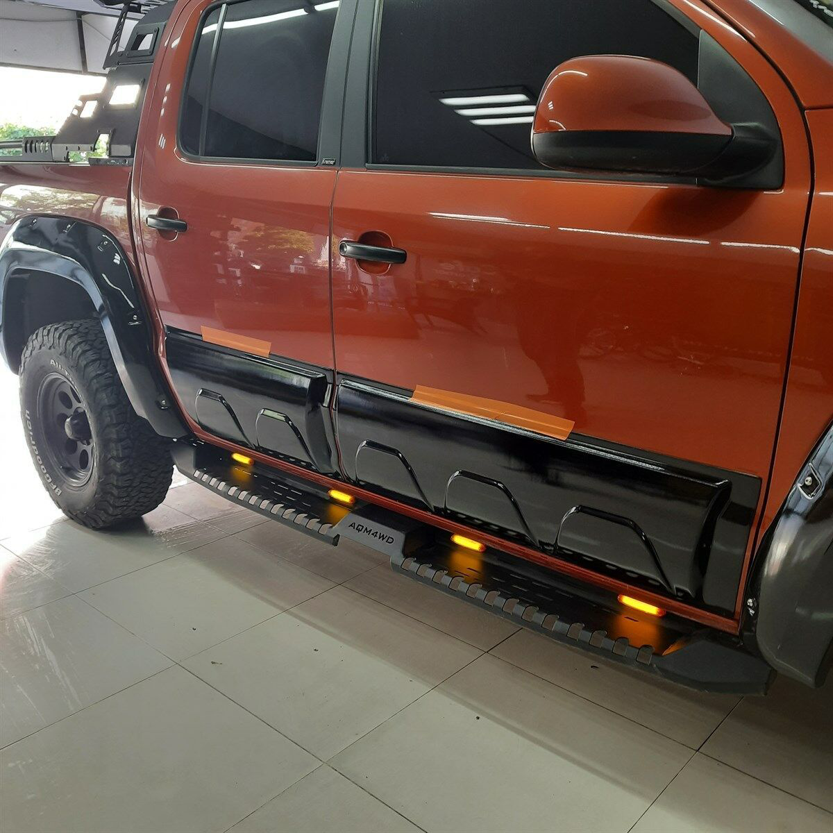 Volkswagen Amarok Uyumlu Yan Basamak (Aqm-S32) Parça