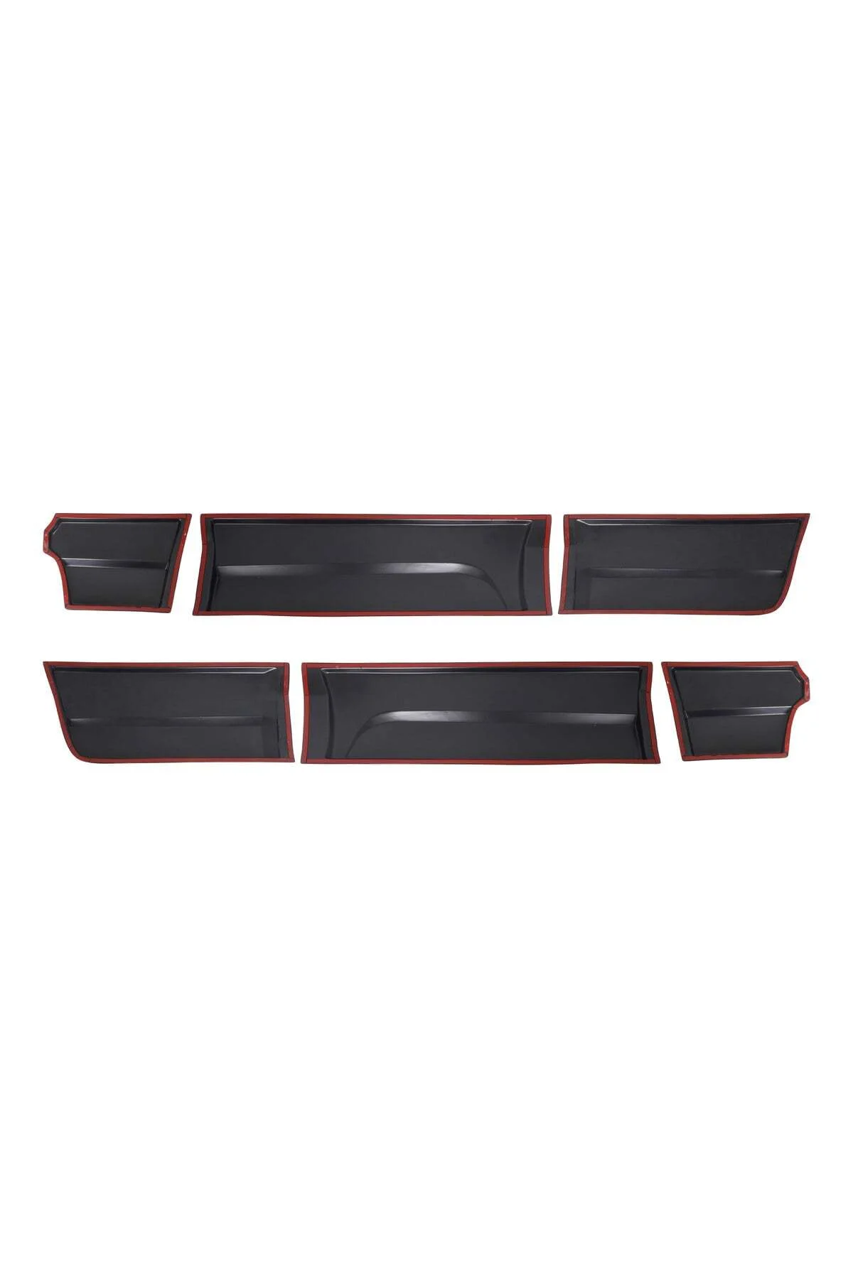 Volkswagen Amarok 2010-2016 Uyumlu Kapı Dodik Seti 4+2 Parça ABS Mat Siyah - Görsel 4