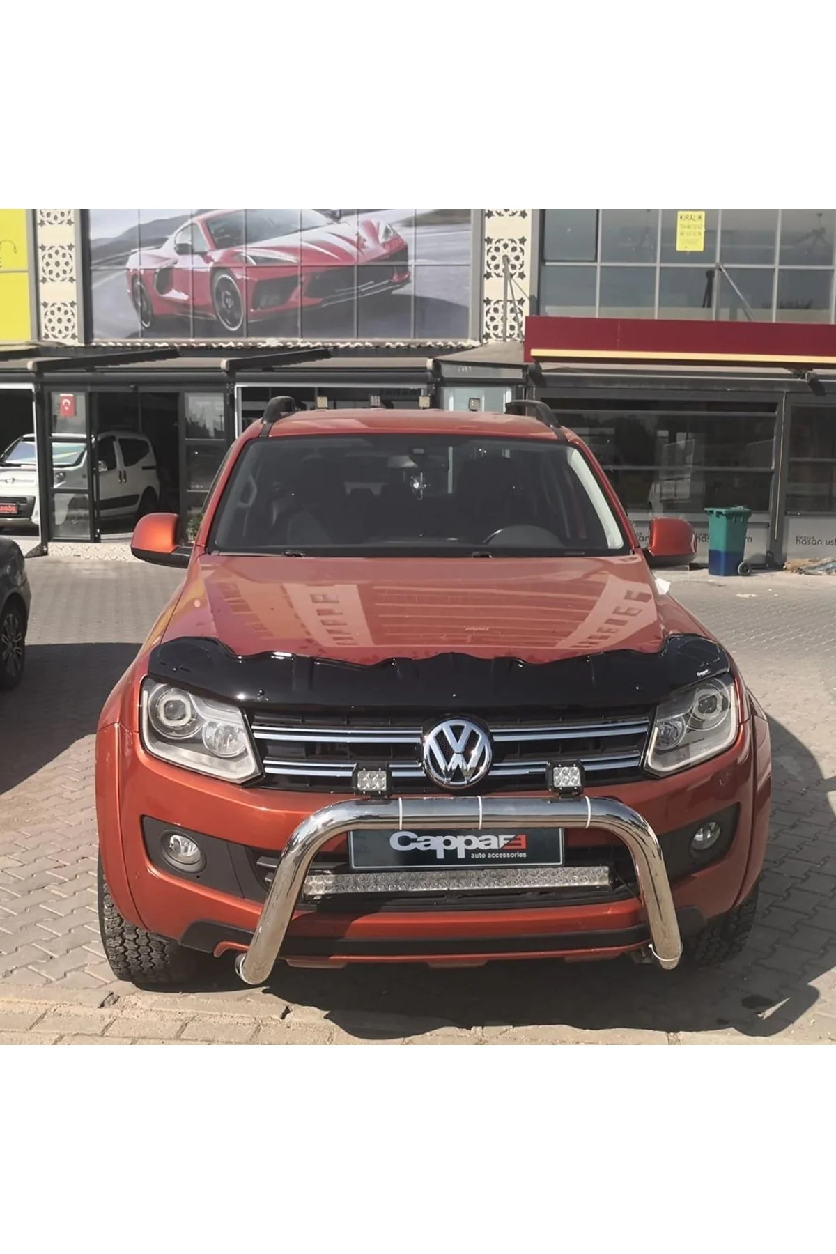 Volkswagen Amarok 2010- Yarasa Kaput Rüzgarlığı