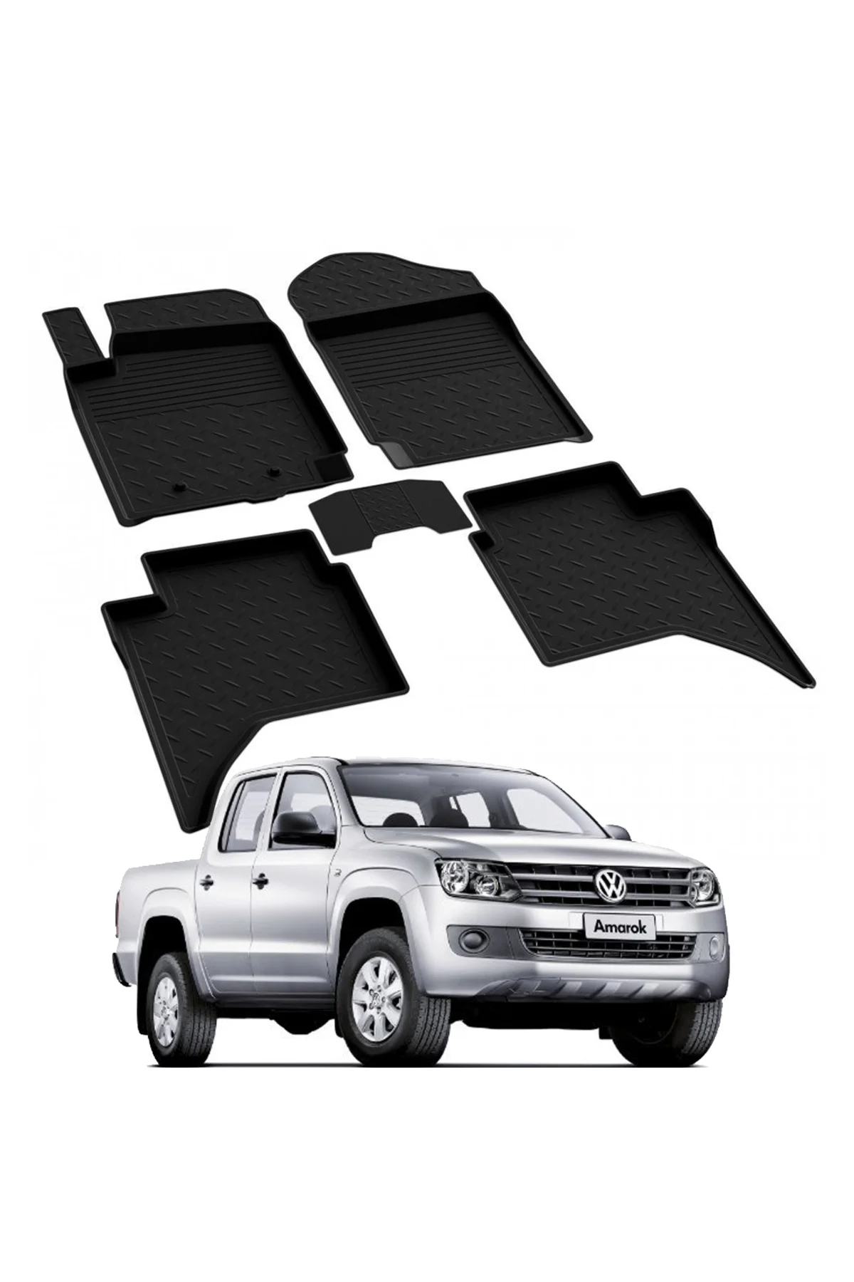 VOLKSWAGEN AMAROK 2010-2020 Model Yılları İçin Uyumlu Yeo 4D Havuzlu Paspas Takımı Fiyatı, Yorumları ve Özellikleri