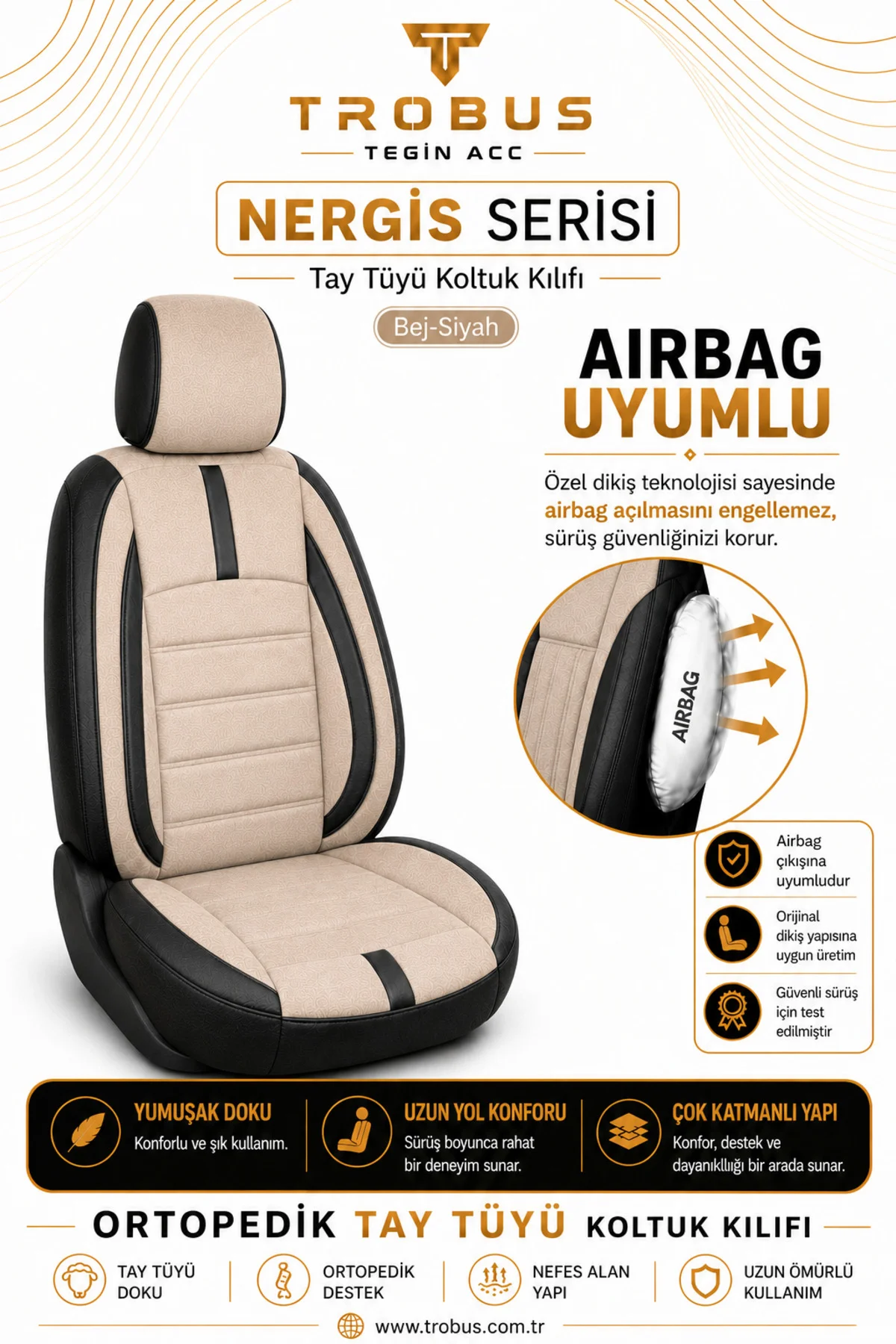 Volkswagen Amarok Çift Kabin 2012-2018 Uyumlu Nergis Serisi Tay Tüyü 2+1 Ticari Bej Siyah Oto Koltuk Kılıfı Volkswagen Amarok Çift Kabin 2012-2018 Uyumlu Nergis Serisi Tay Tüyü 2+1 Ticari Bej Siyah Oto Koltuk Kılıfı