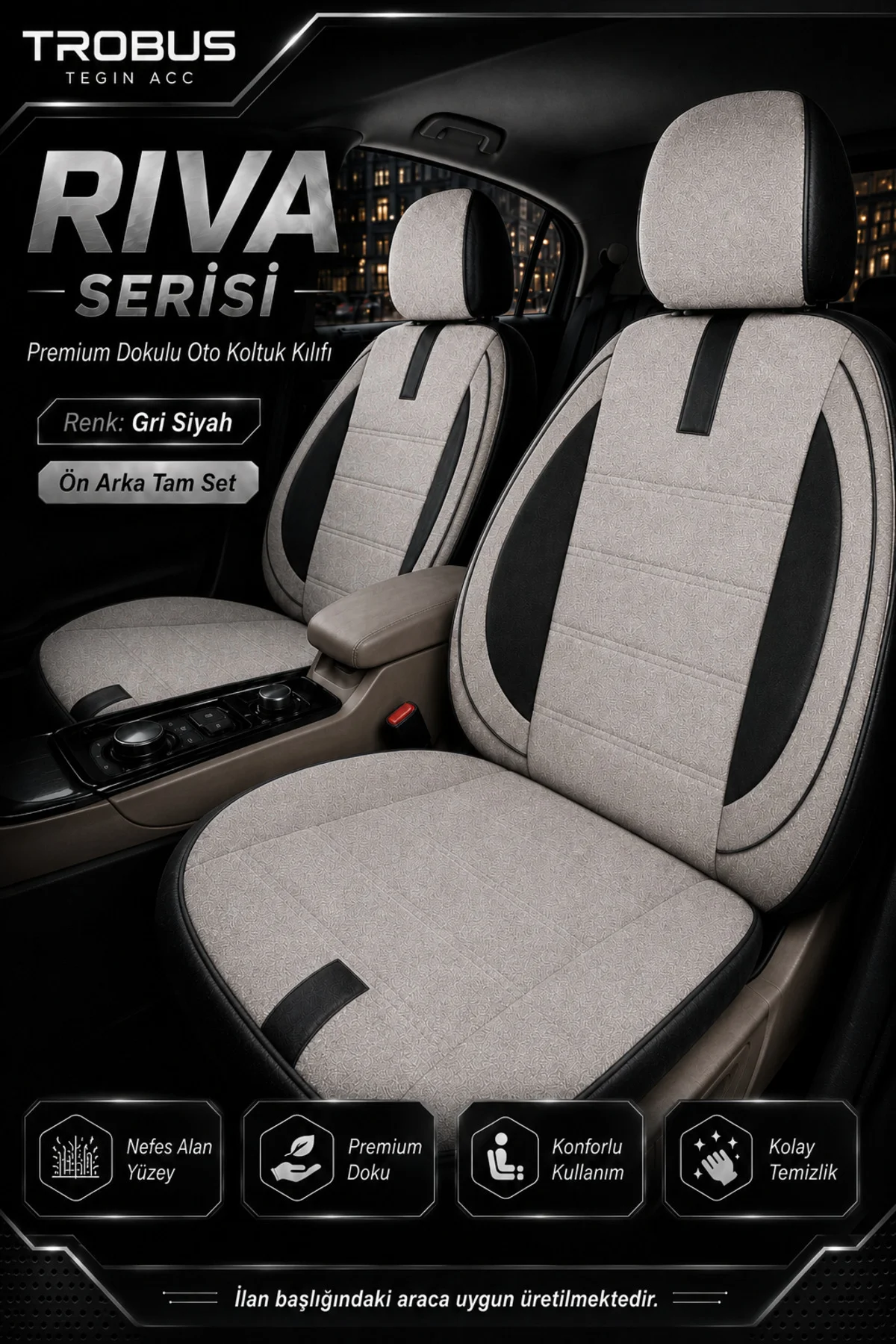 Volkswagen Amarok Çift Kabin 2012-2018 Uyumlu Riva Serisi Kumaş 2+1 Ticari Bej Siyah Oto Koltuk Kılıfı Volkswagen Amarok Çift Kabin 2012-2018 Uyumlu Riva Serisi Kumaş 2+1 Ticari Bej Siyah Oto Koltuk Kılıfı