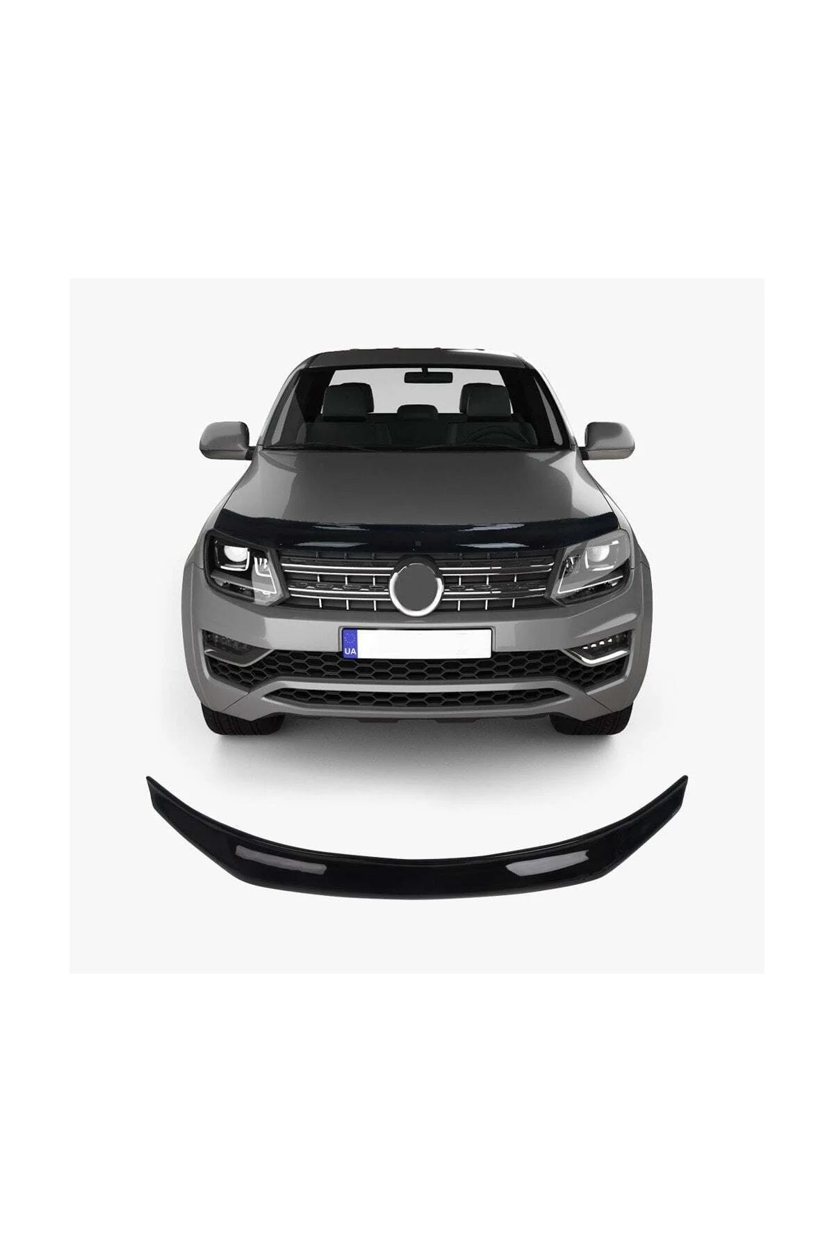 Volkswagen Amarok Yarasa 2010-2020 Uyumlu Kaput Rüzgarlığı Ön Kaput Koruma ABS Parlak Siyah Volkswagen Amarok Yarasa 2010-2020 Uyumlu Kaput Rüzgarlığı Ön Kaput Koruma ABS Parlak Siyah - Görsel 4