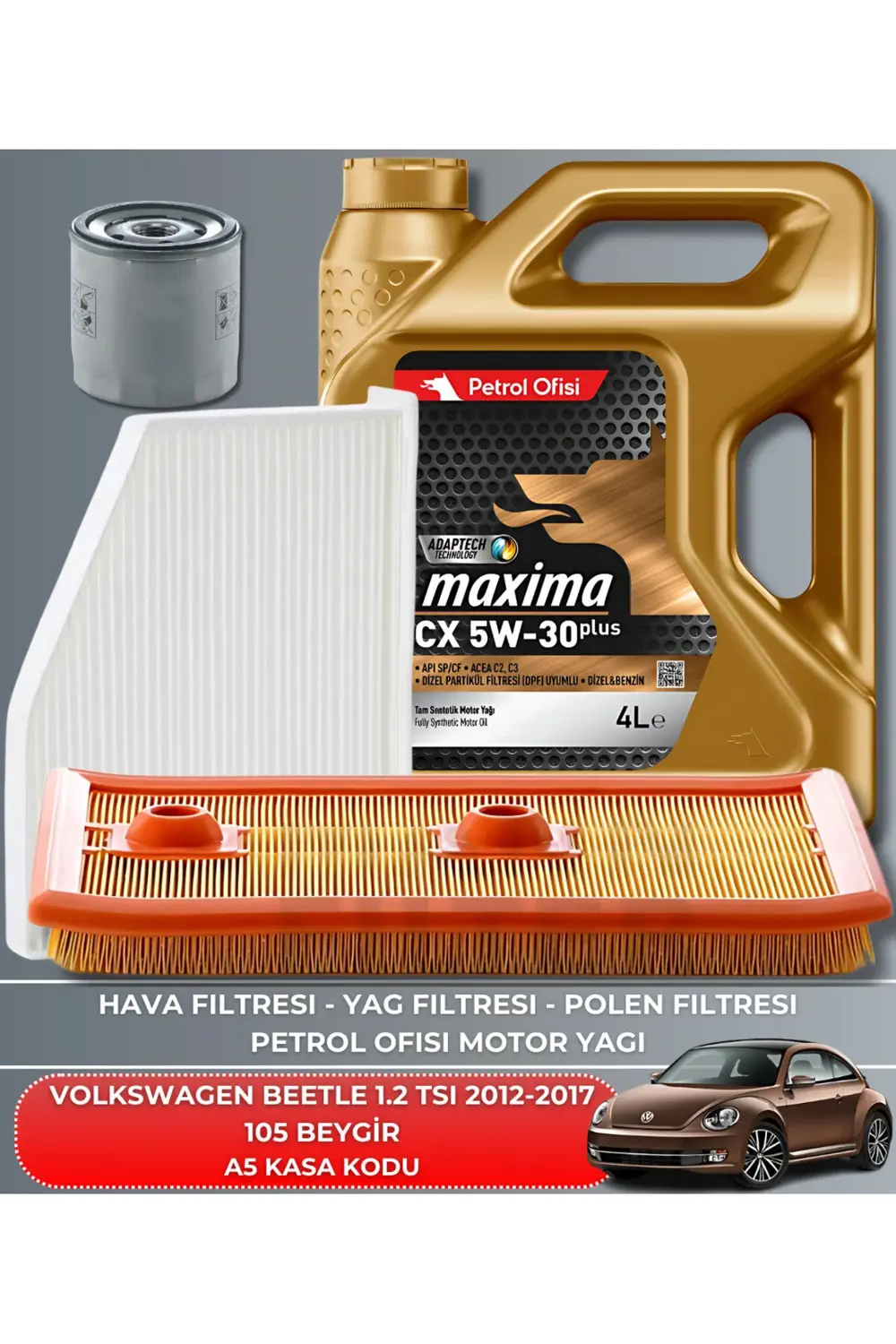 VOLKSWAGEN BEETLE 1.2 TSI 2012-2013-2014-2015-2016-2017 105 BEYGİ