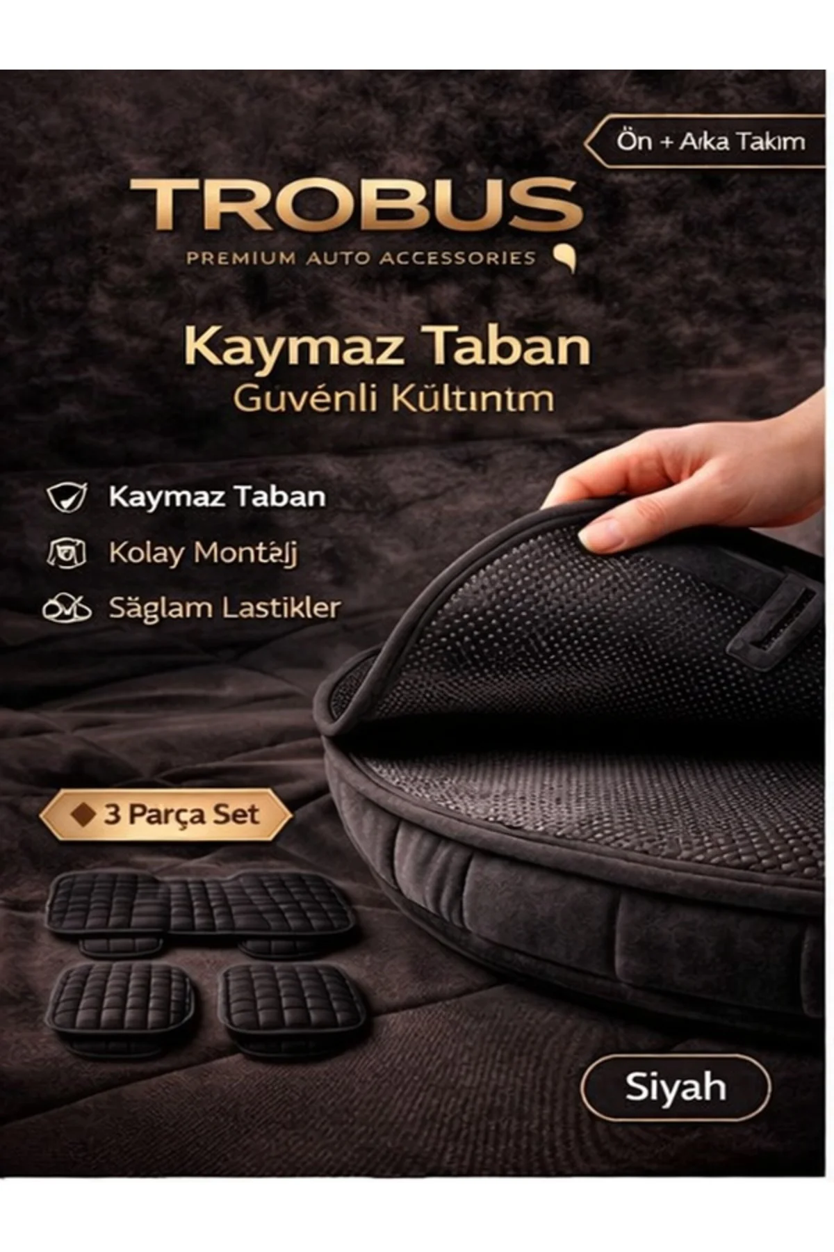 Volkswagen BEETLE 2012-2016 Uyumlu Soft Alkantra 3 Parça Süet Oto Koltuk Minderi Terletmez Siyah Volkswagen BEETLE 2012-2016 Uyumlu Soft Alkantra 3 Parça Süet Oto Koltuk Minderi Terletmez Siyah