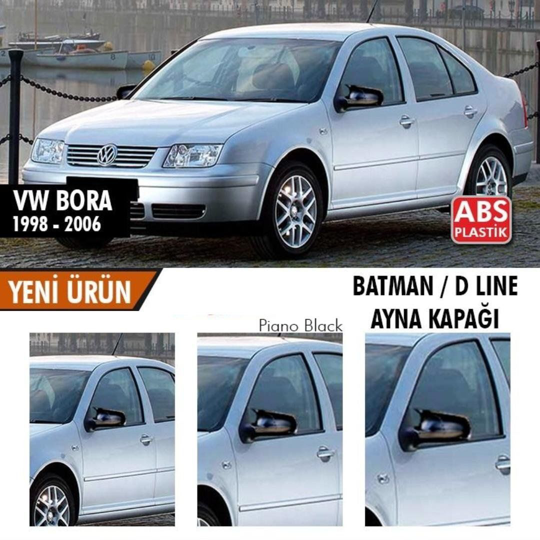 Volkswagen Bora Uyumlu (1998-2006) Batman Yarasa Ayna Kapağı (Par