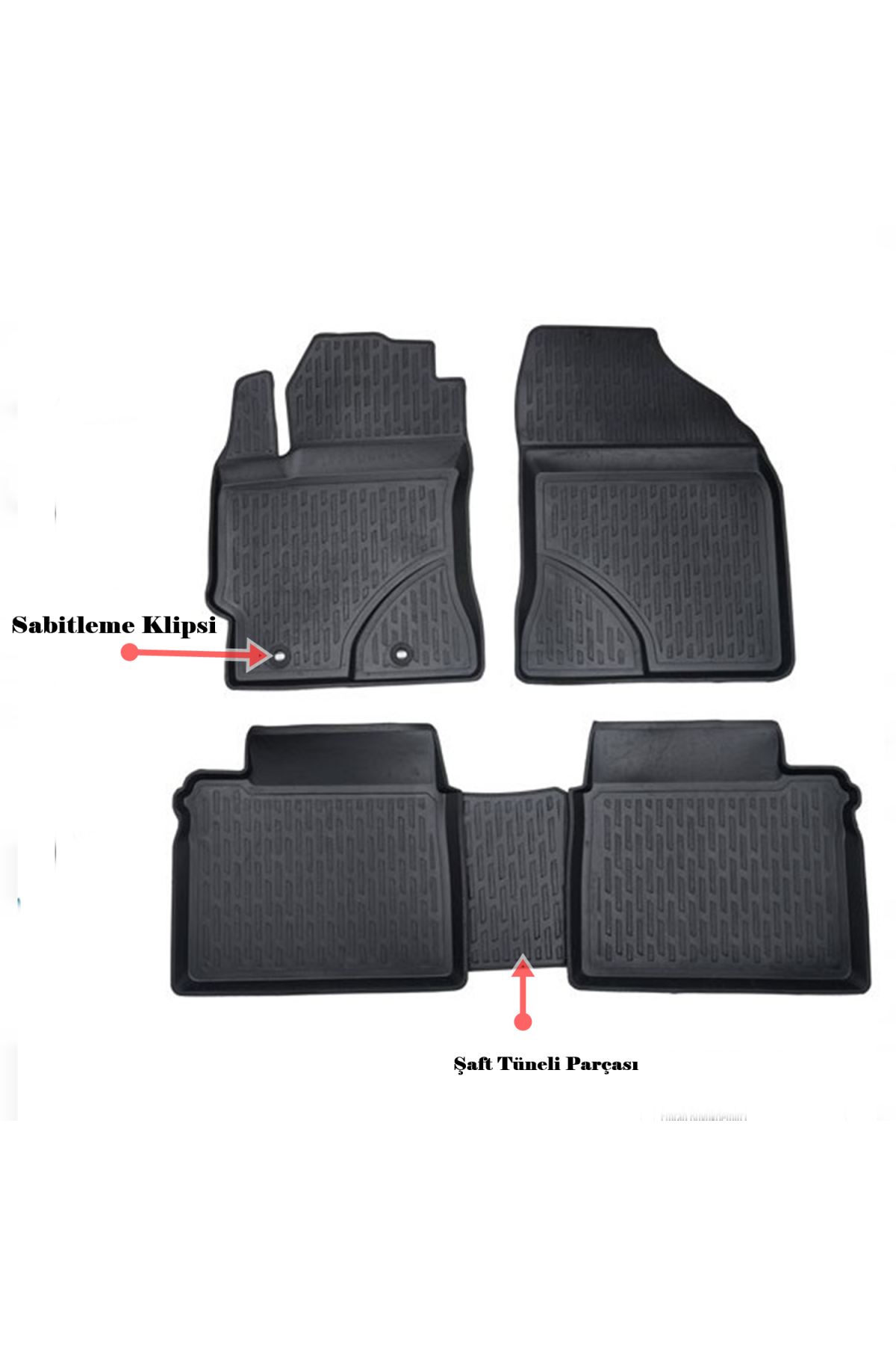 Volkswagen Bora 1998-2005 3D X-Mat Havuzlu Paspas