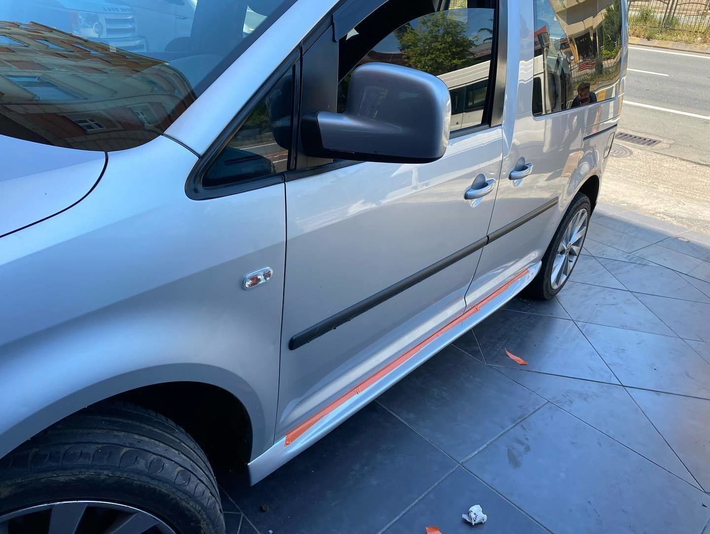 Volkswagen Caddy Uyumlu Aero Yan Marşpiyel (Plastik)