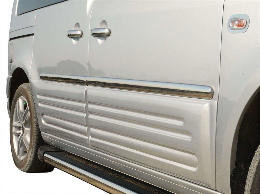 Volkswagen Caddy Uyumlu Yan Kapı Çıtası 4 Parça Krom (Maxi) 2003-