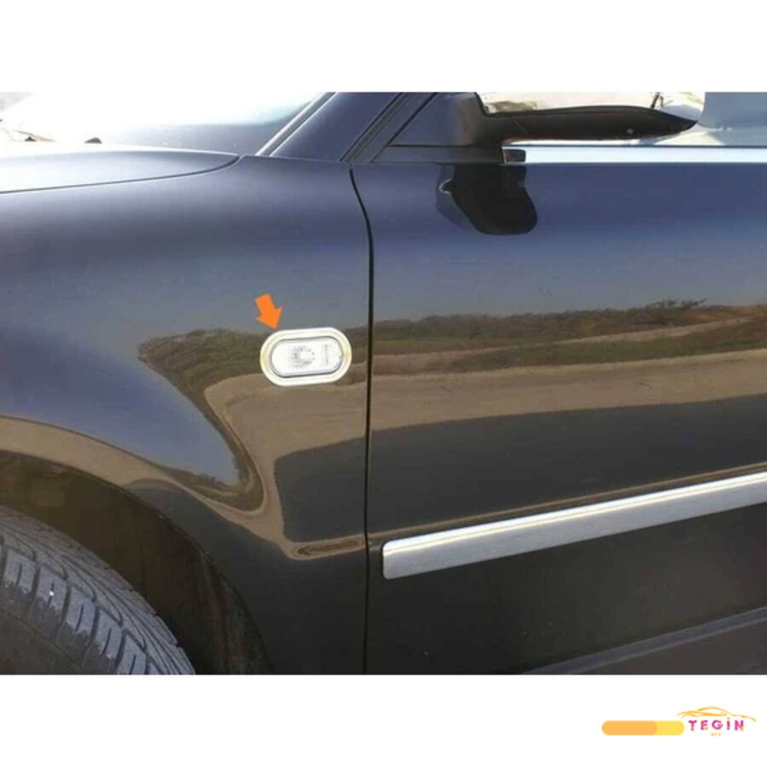 Volkswagen Caddy Mini Van 2010-2014 Sinyal Çerçevesi 2 Parça Pasl