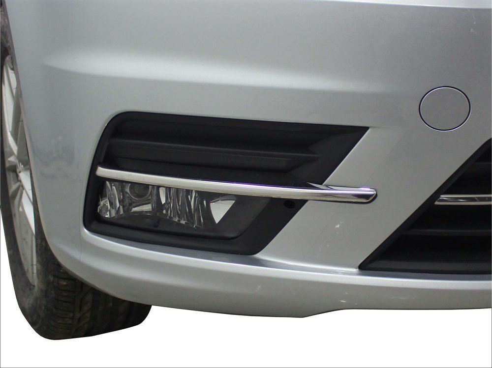 Volkswagen Caddy Uyumlu Sis Farı Alt Çıtası 2 Parça Krom 2015 Ve 