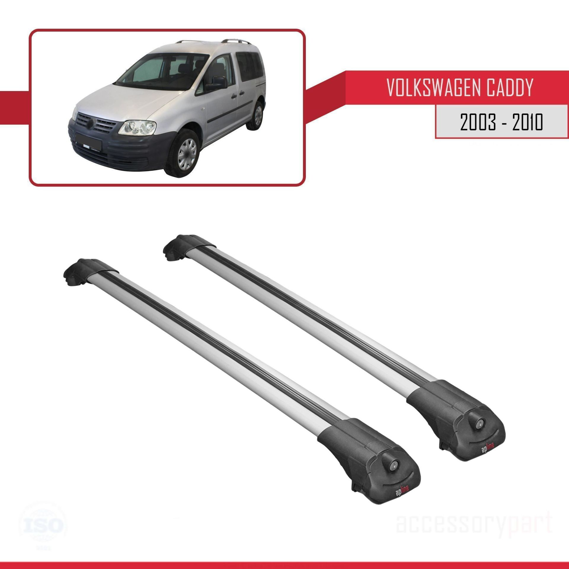 Volkswagen Caddy 2003-2010 Arası ile uyumlu ACE-1 Ara Atkı Tavan 
