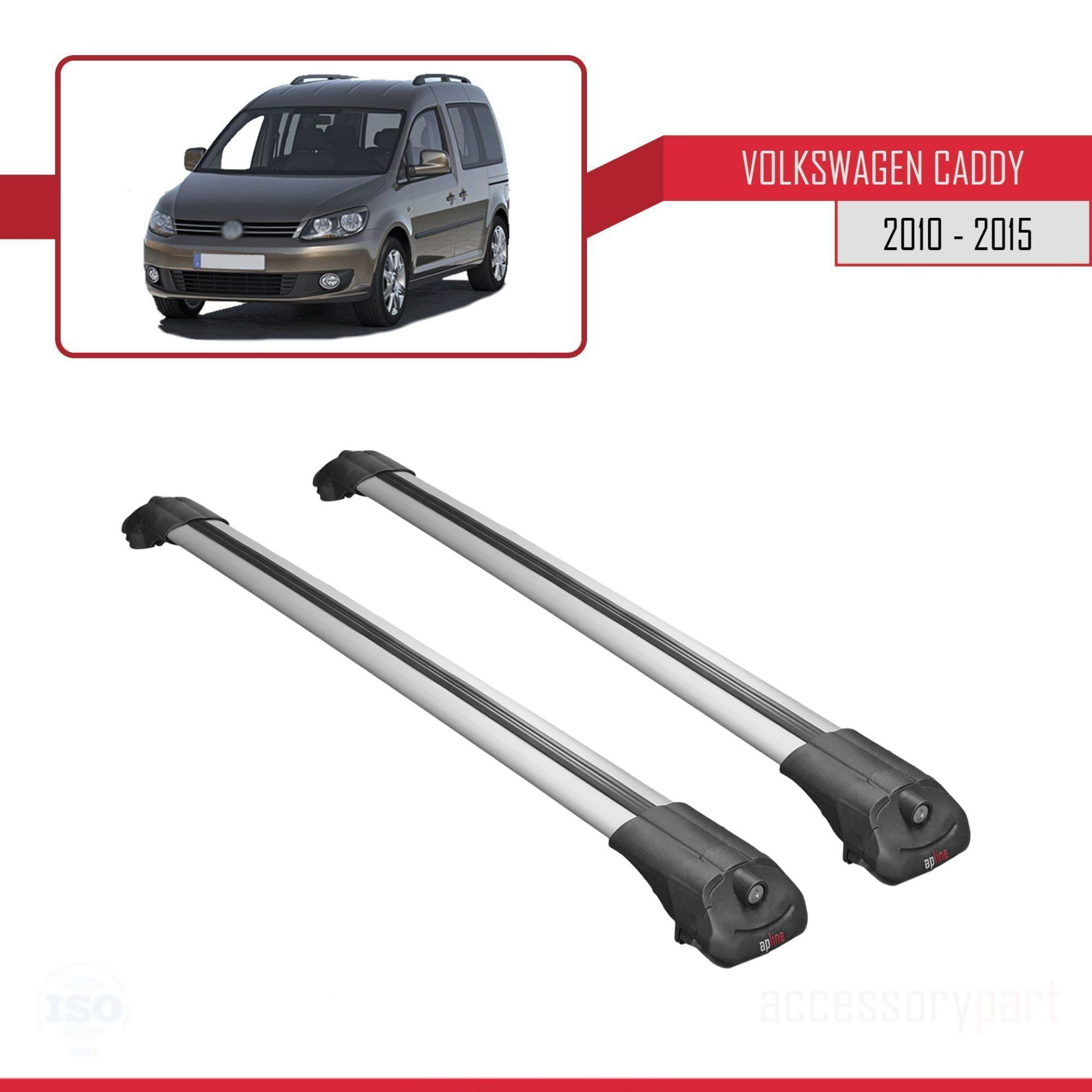 Volkswagen Caddy 2010-2015 Arası ile uyumlu ACE-1 Ara Atkı Tavan 