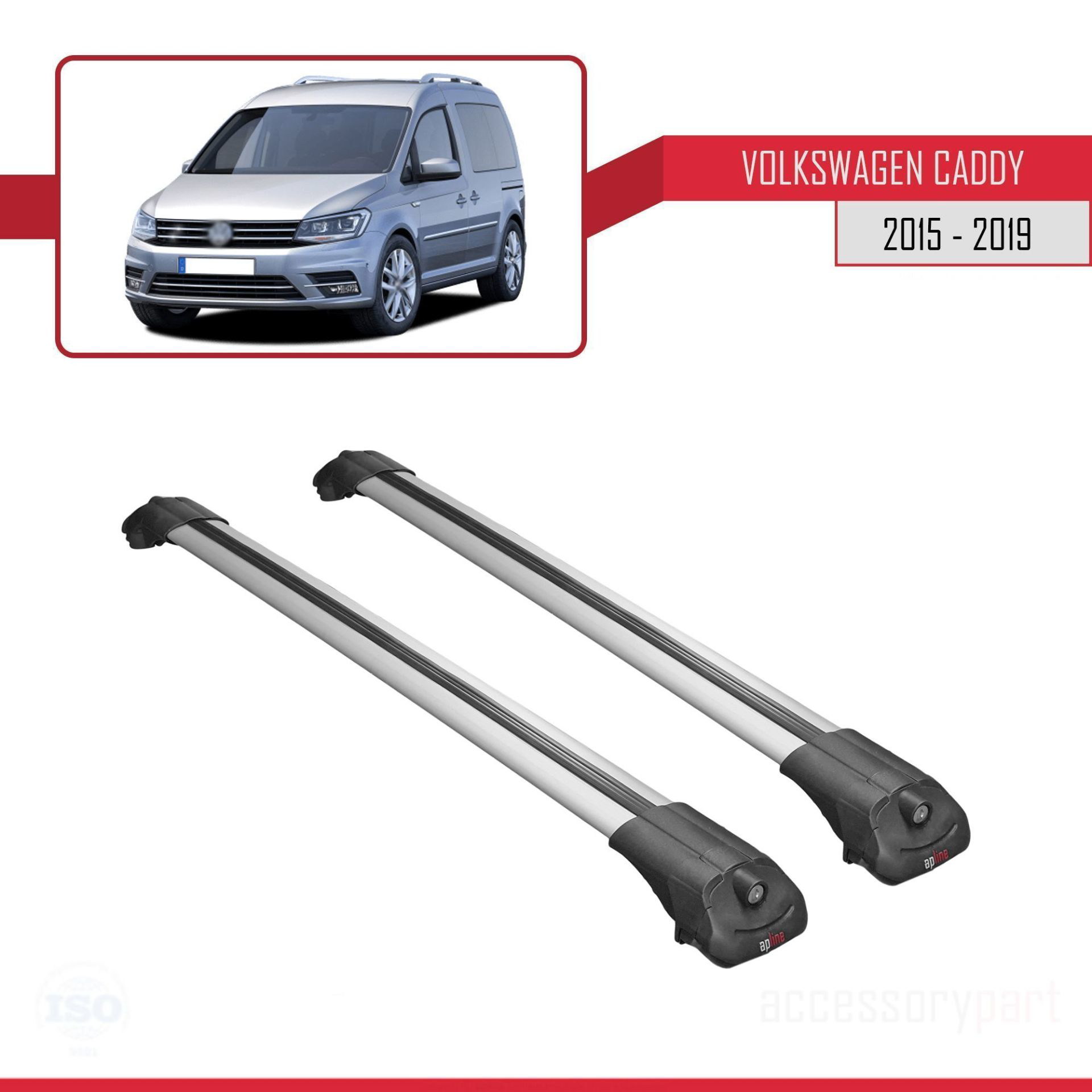 Volkswagen Caddy 2015-2019 Arası ile uyumlu ACE-1 Ara Atkı Tavan 