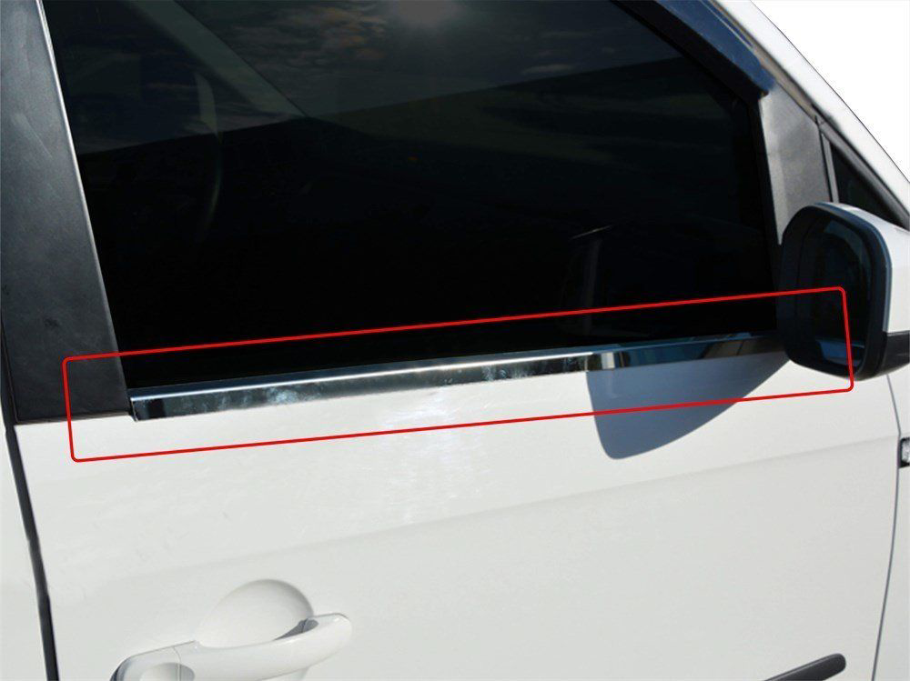 Volkswagen Caddy Uyumlu Cam Çıtası 2  Parça Krom 2015 Ve Sonrası
