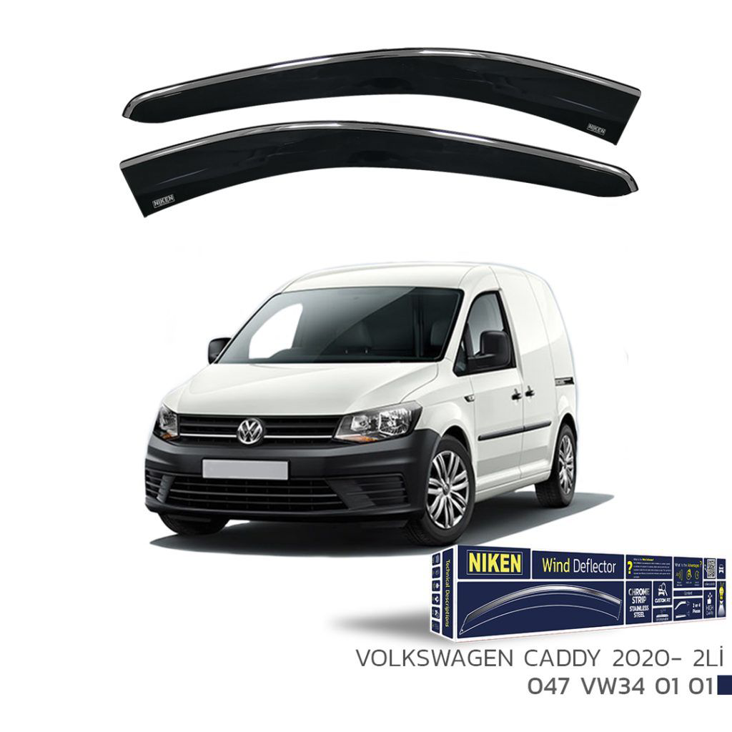 Drs Tuning Volkswagen Caddy Uyumlu Kromlu Cam Rüzgarlığı -2020 Niken Parça