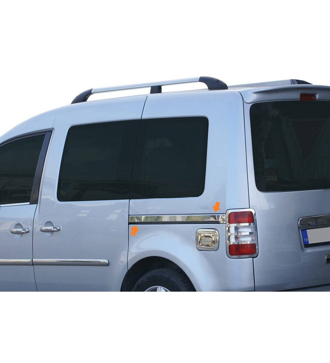 Volkswagen Caddy Uyumlu Sürgülü Kapı Çıtası 2004-2014 Paslanmaz Ç
