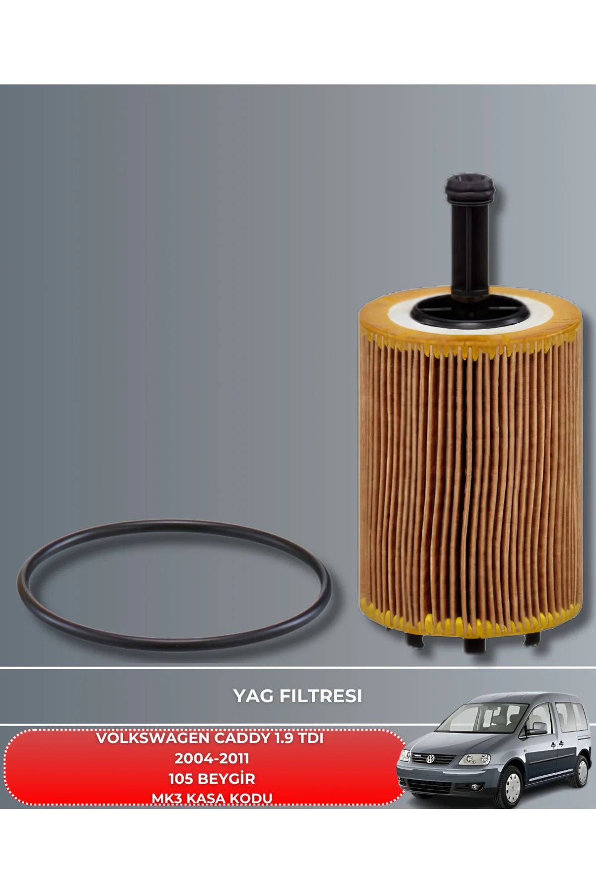VOLKSWAGEN CADDY 1.9 TDI 2004-2011 HAVA YAĞ POLEN FİLTRE BAKIM SETİ YAĞSIZ