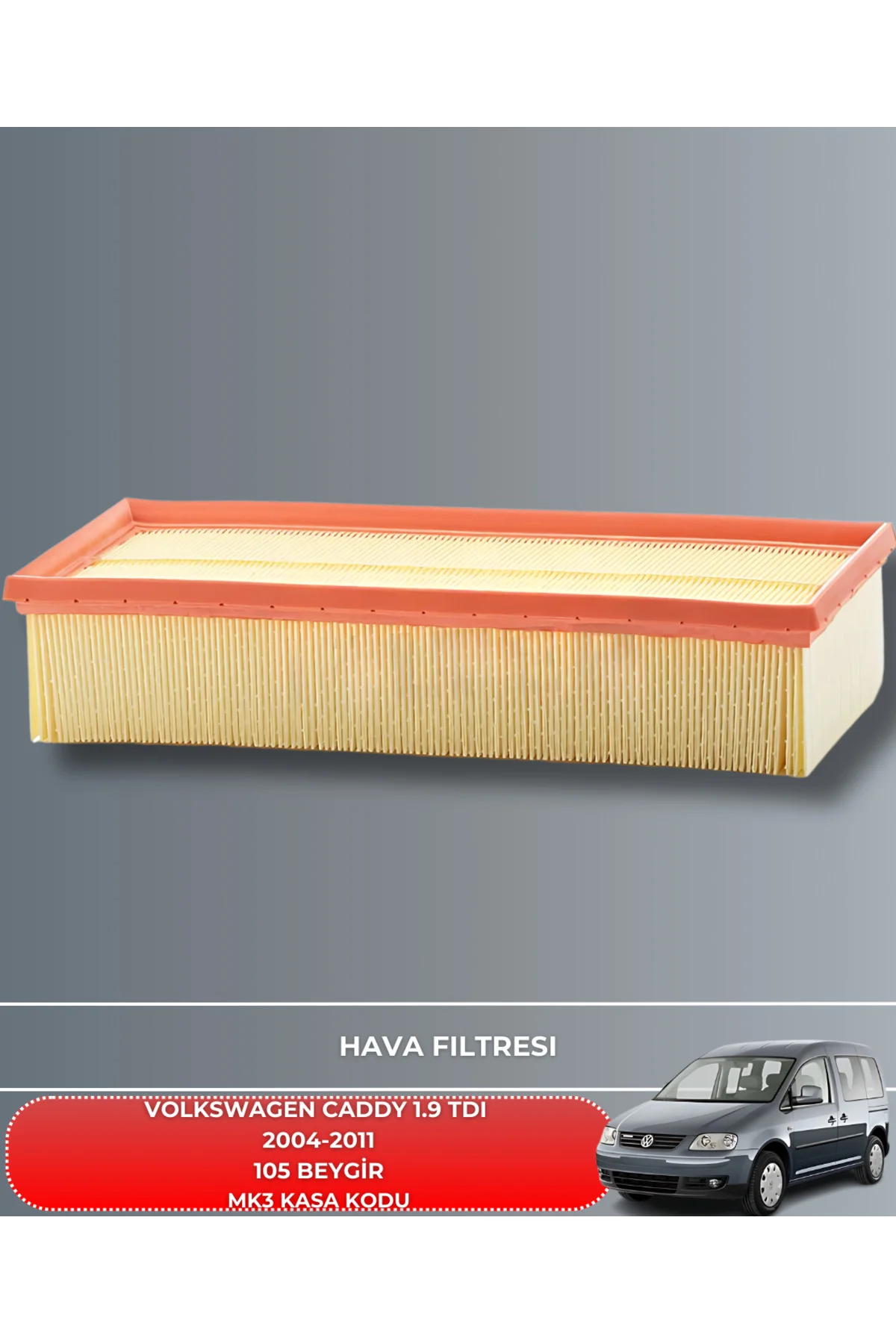 VOLKSWAGEN CADDY 1.9 TDI 2004-2011 HAVA YAĞ POLEN FİLTRE BAKIM SETİ YAĞSIZ