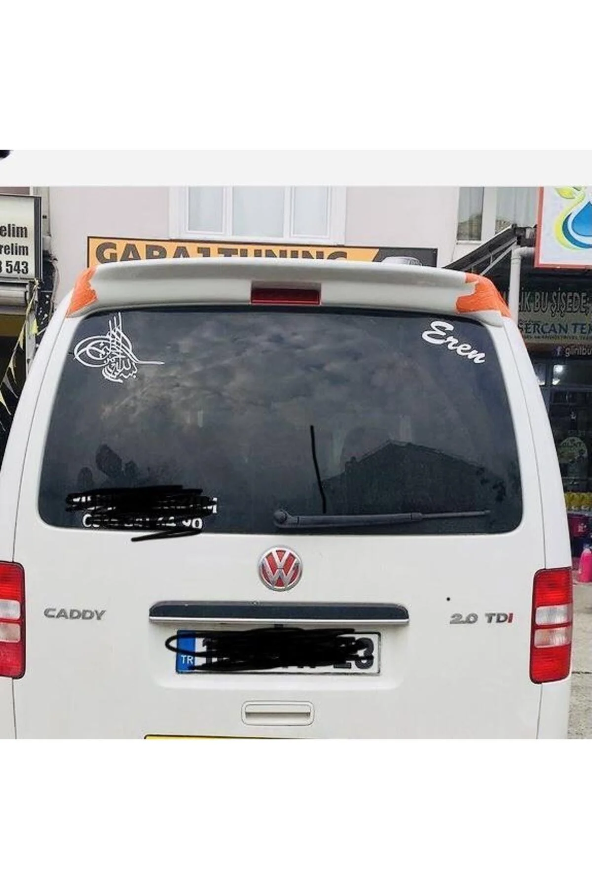 Volkswagen Caddy 2003-2014 Beyaz Spoiler Volkswagen Caddy 2003-2014 Beyaz Spoiler