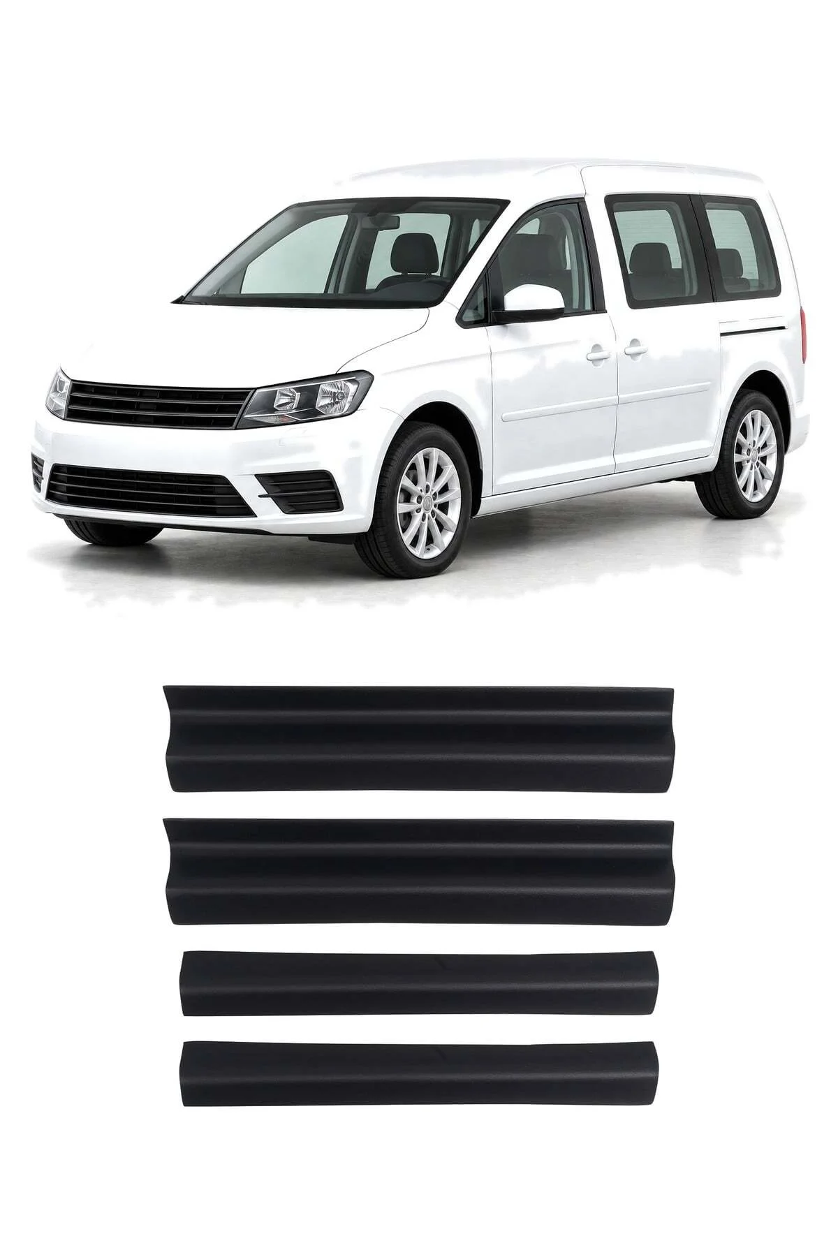 Volkswagen Caddy 2015-2020 Uyumlu Kapı Eşiği Koruma ABS 4 Parça Mat Siyah Volkswagen Caddy 2015-2020 Uyumlu Kapı Eşiği Koruma ABS 4 Parça Mat Siyah