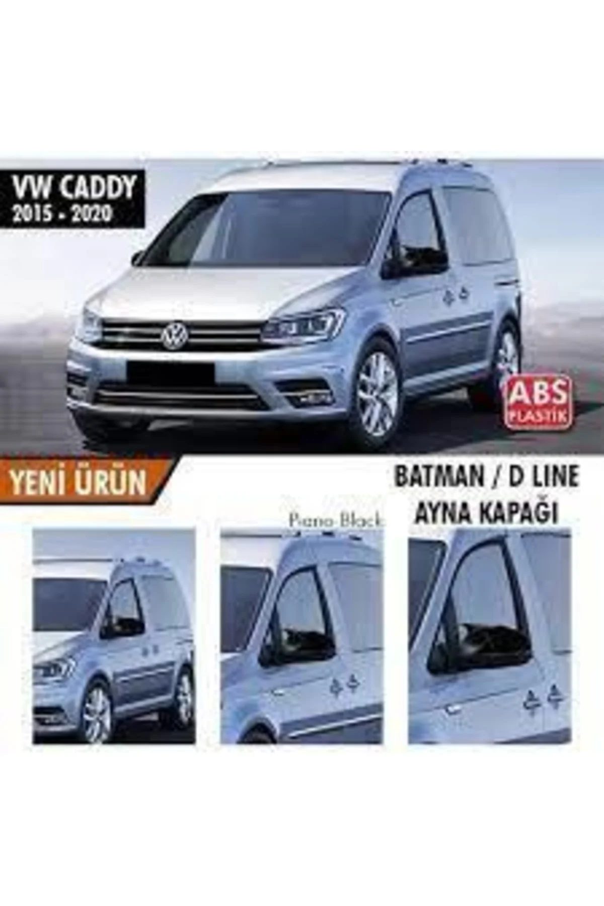 Volkswagen Caddy 2015-2020 Uyumlu Ayna Kapağı