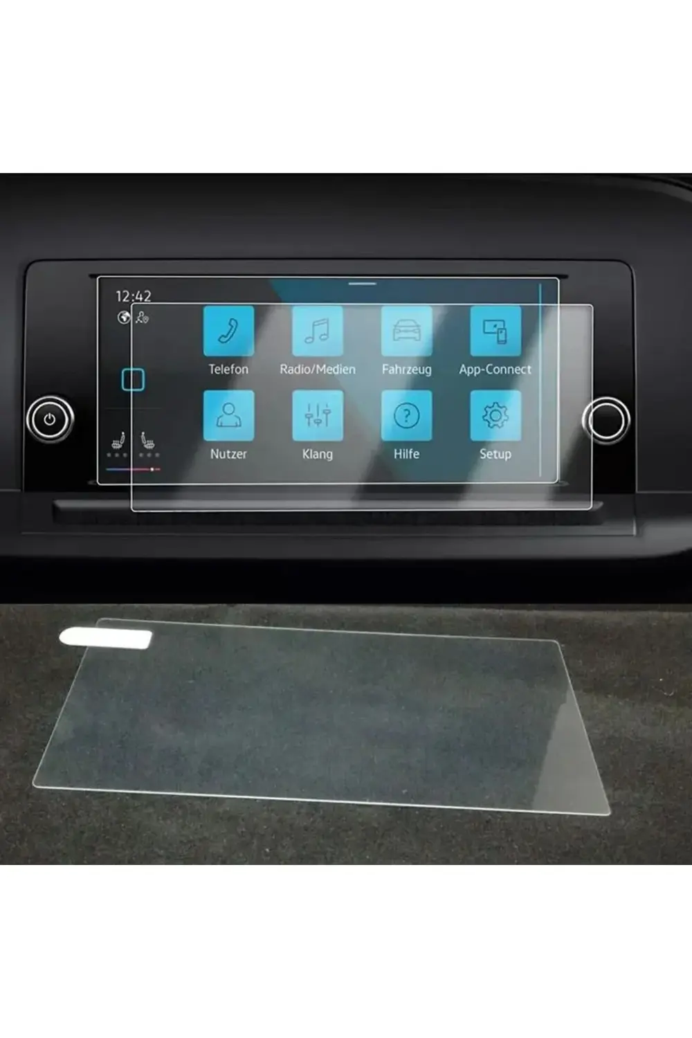 Volkswagen Caddy 2022-2023 8 '' Multimedya Nano Ekran Koruyucu Fi