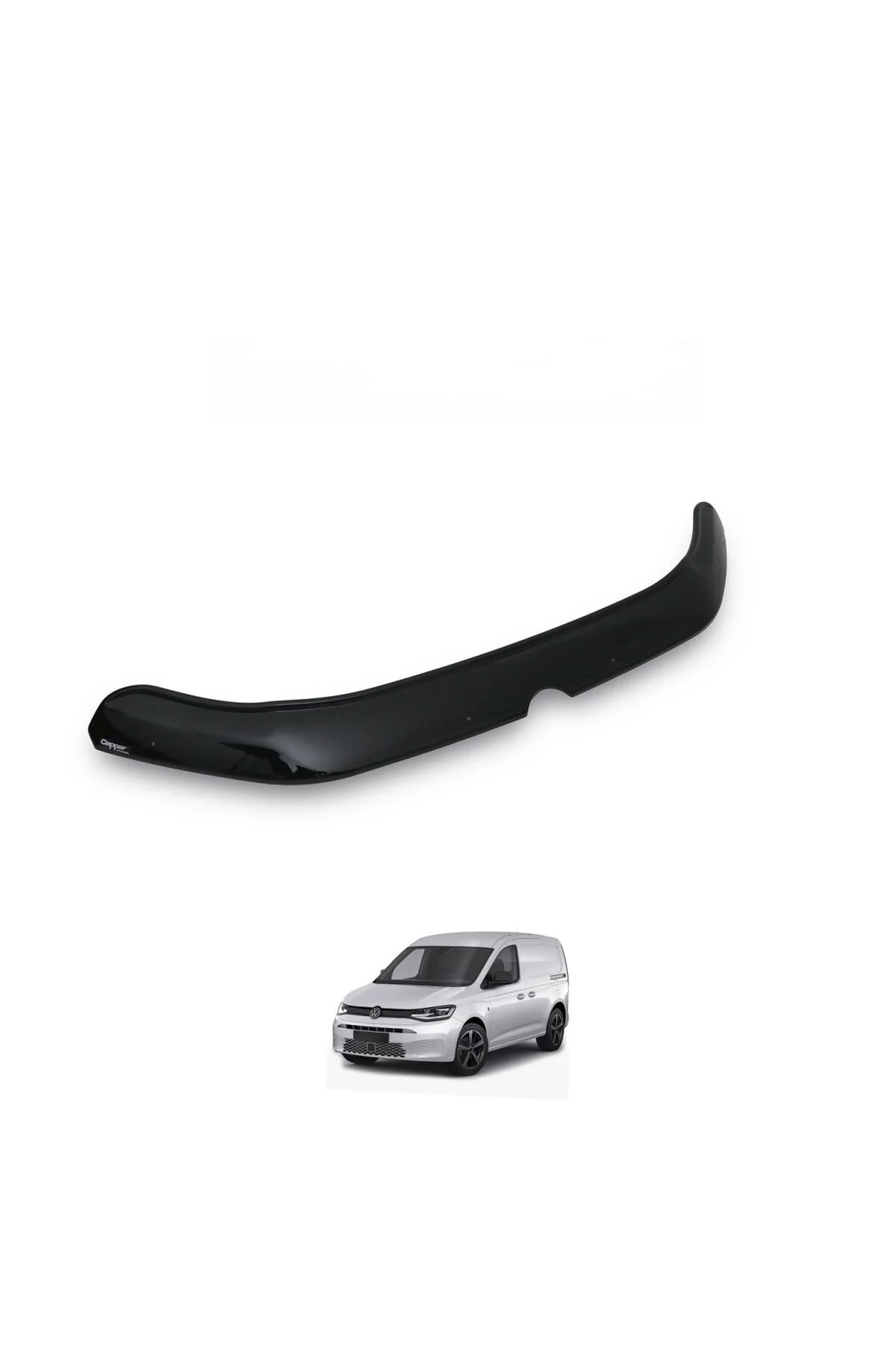 Volkswagen Caddy 2021- Ön Kaput Koruyucu Rüzgarlık 4mm (abs)
