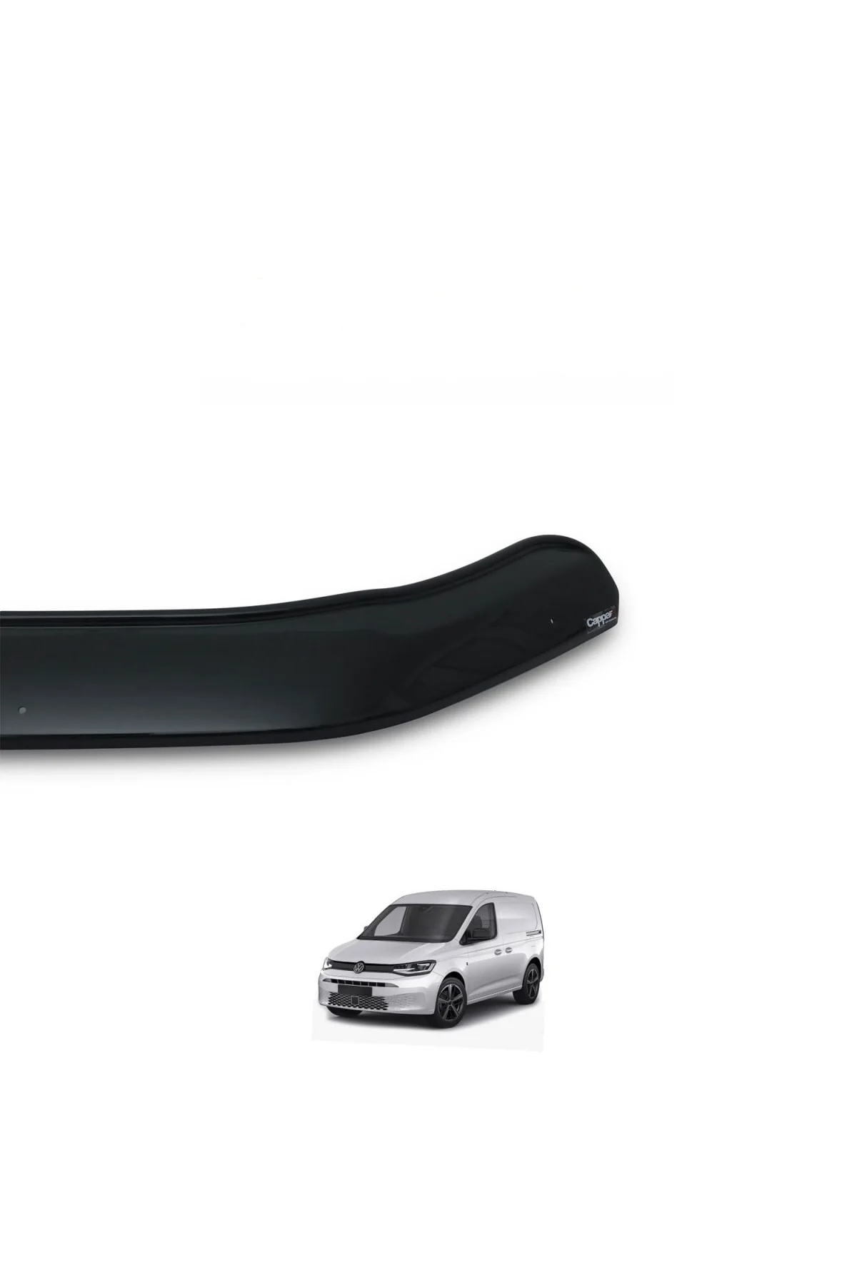 Volkswagen Caddy 2021- Ön Kaput Koruyucu Rüzgarlık 4mm (abs)