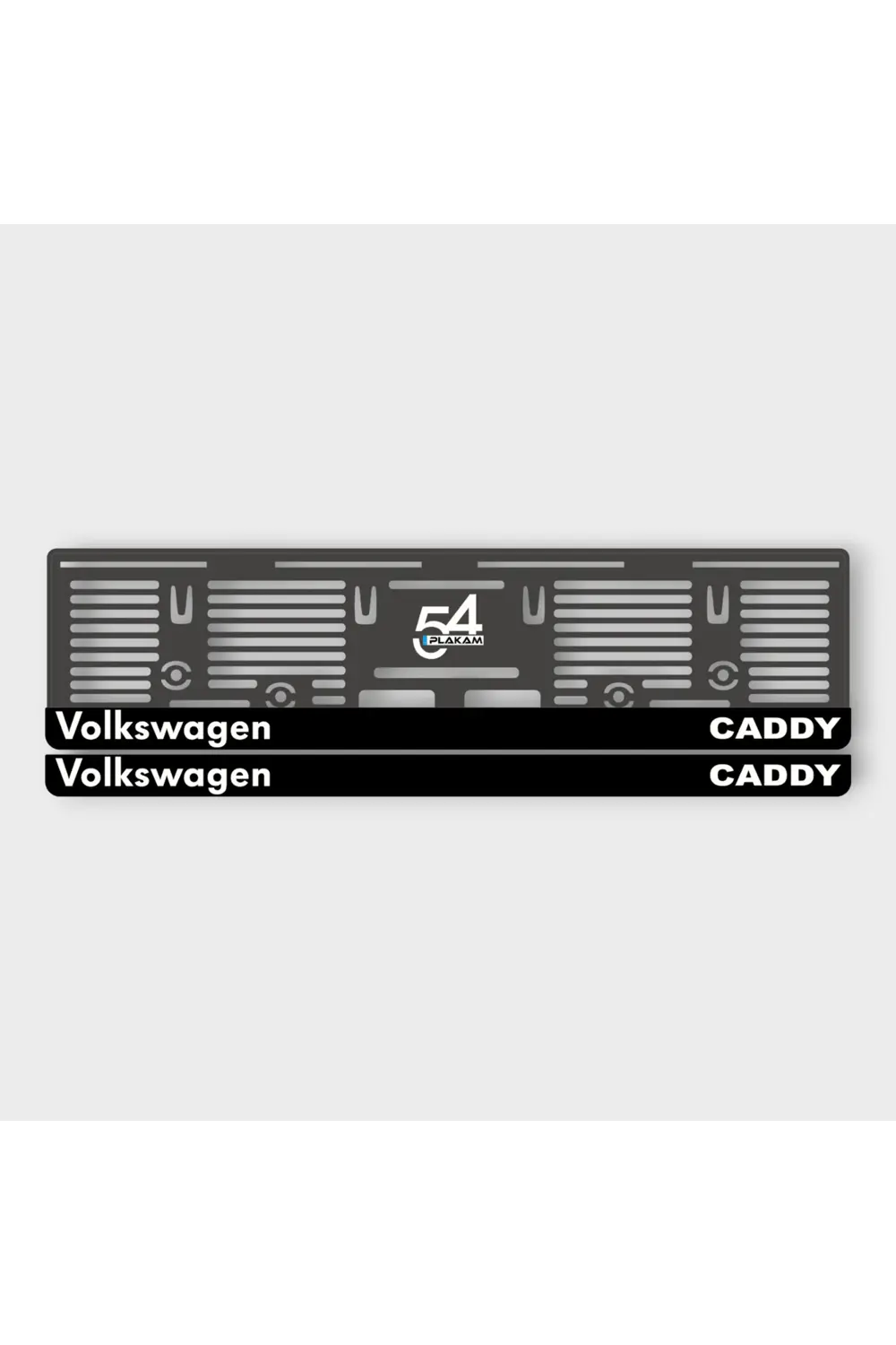 VOLKSWAGEN CADDY Uyumlu KABARTMALI PLEKSİ ARABA PLAKALIĞI - 4