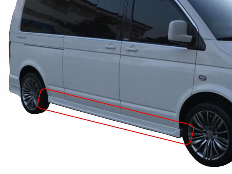 Volkswagen Caravelle Uyumlu T5.5 Marşpiyel 2 Parça (U.Ş) Fiber 20