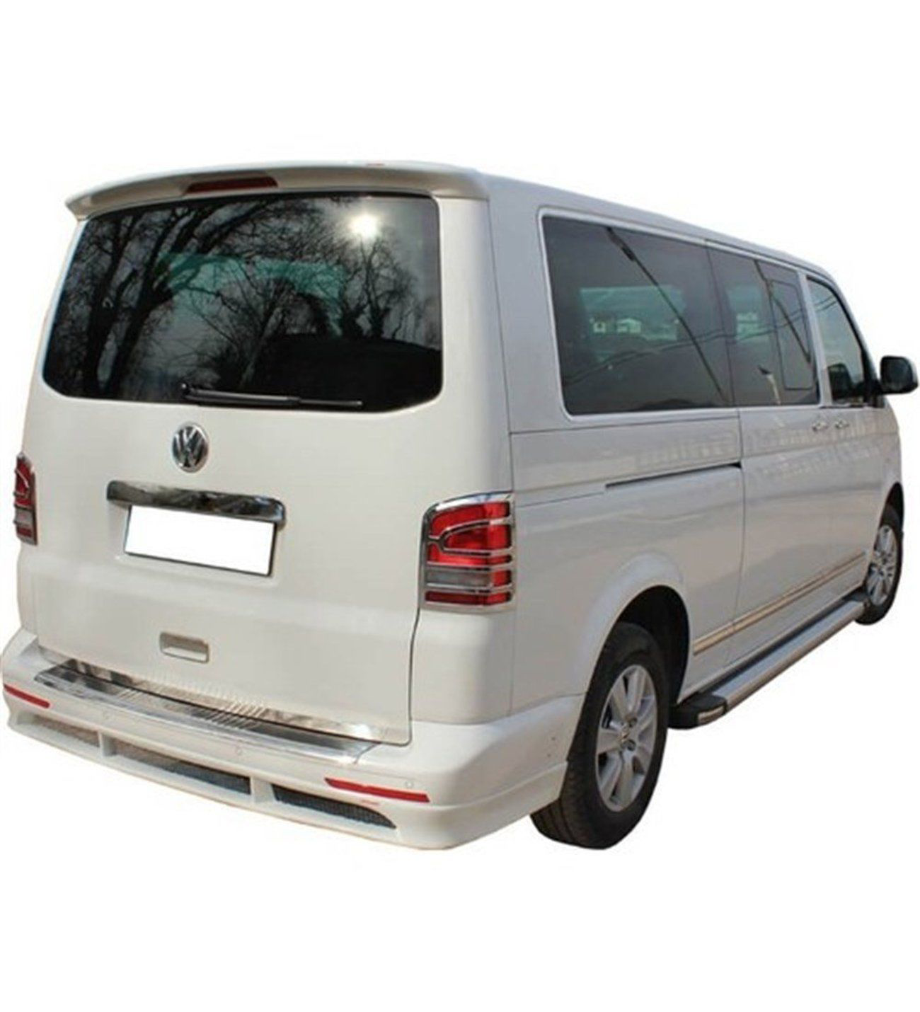 Volkswagen Caravelle Uyumlu Arka Tampon Altı (Paçalıksız) 2 Parça
