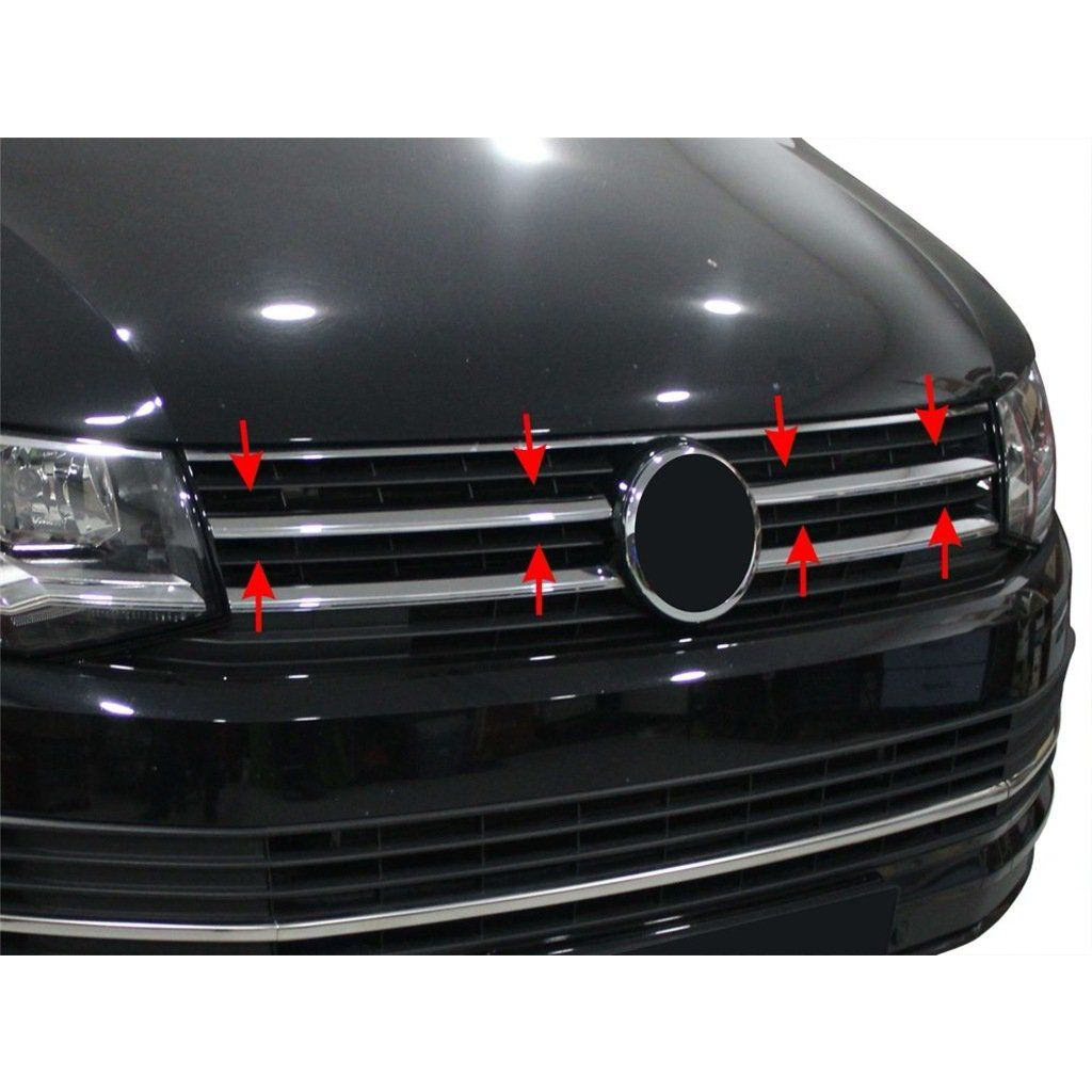 Drs Tuning Volkswagen Caravelle Uyumlu T6 Ön Panjur Çıtası 2 Parça 2015 Ve S