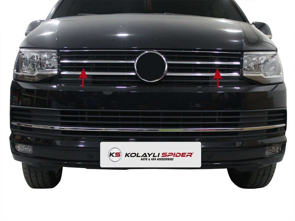 Volkswagen Caravelle Uyumlu T6 Ön Panjur Çıtası 2 Parça 2015 Ve S