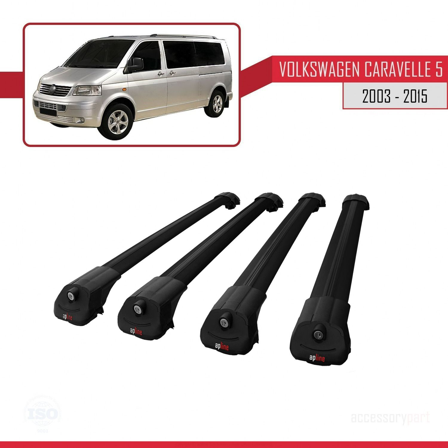 Volkswagen Caravelle (T5) 2003-2015 Arası ile uyumlu ACE-1 Ara At